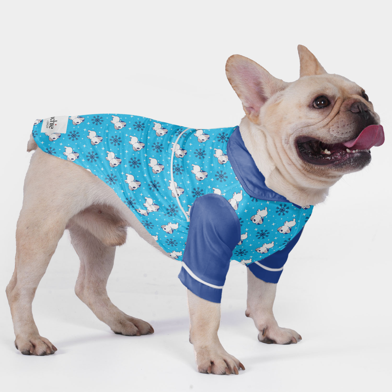 Chief French Bulldog Night Outfit for Brachycephalic Dogs-fadou