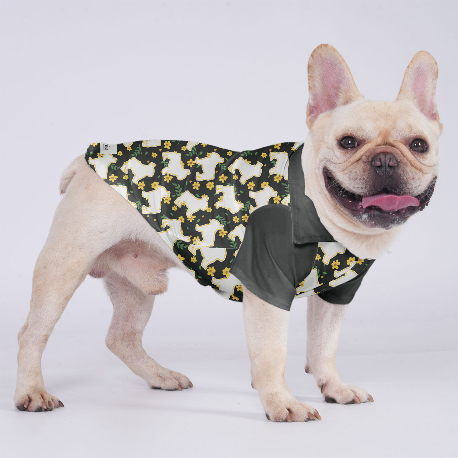 Tyler French Bulldog Cotton Tee for Brachycephalic Dogs-fadou