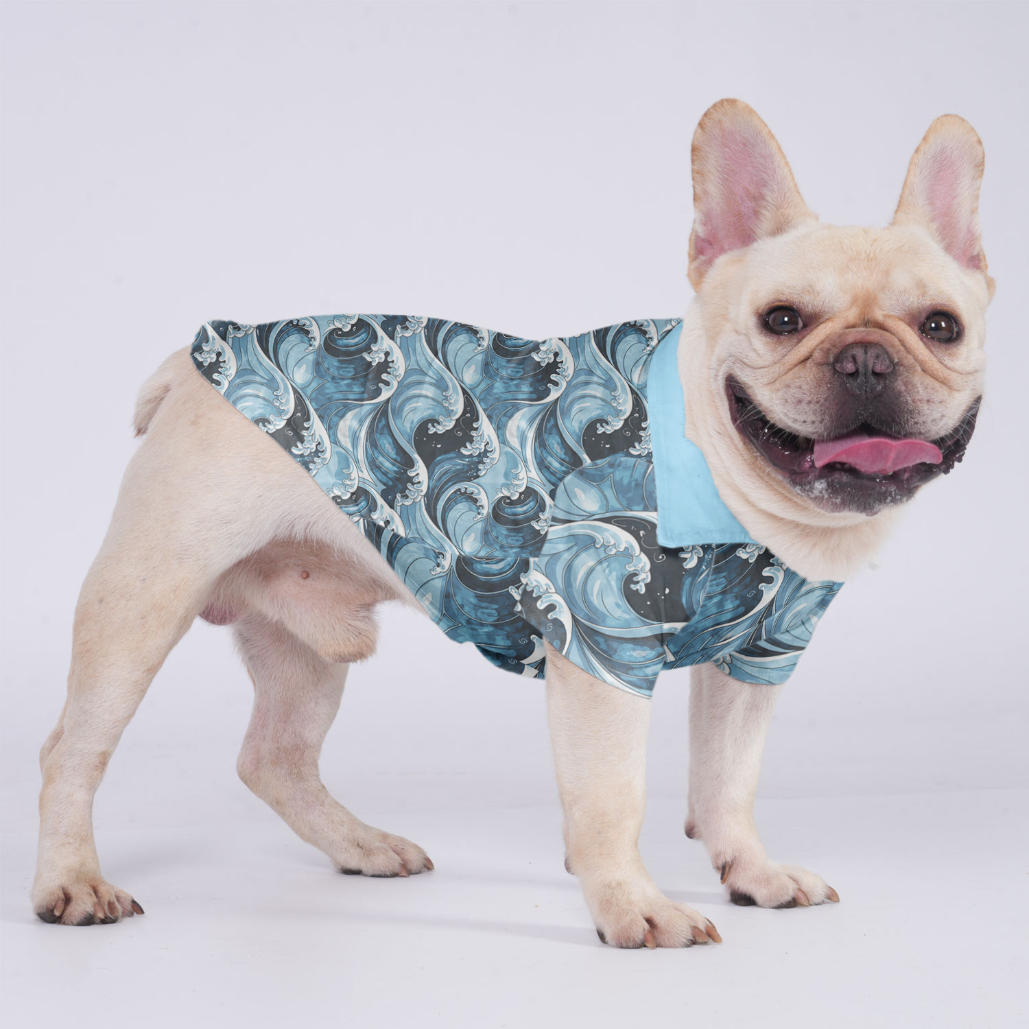 Scout French Bulldog Cotton Tee for Brachycephalic Dogs-fadou