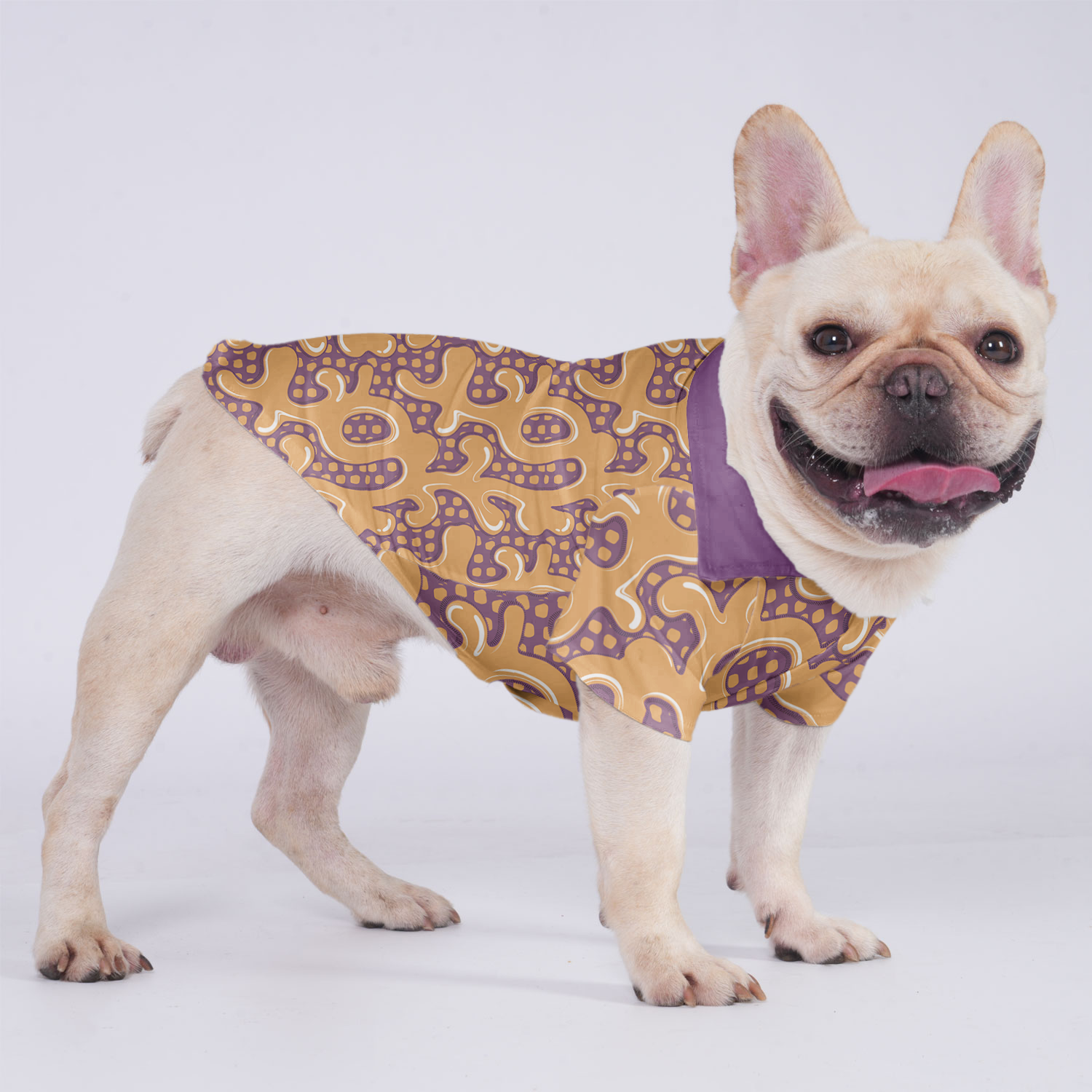 Diesel French Bulldog Cotton Tee for Brachycephalic Dogs-fadou