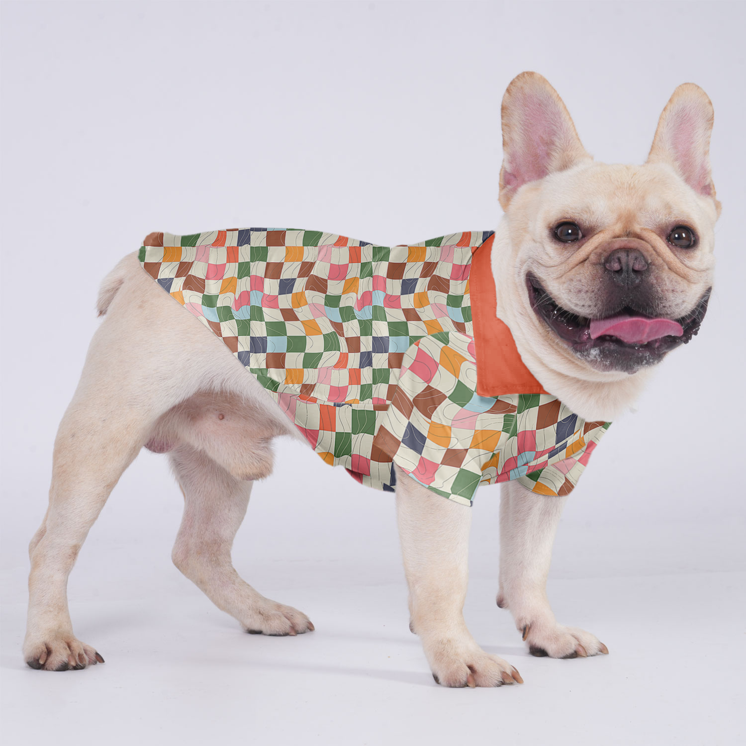 Poppy - Hawaiian Shirt for Outdoor Adventures for French Bulldogs-fadou