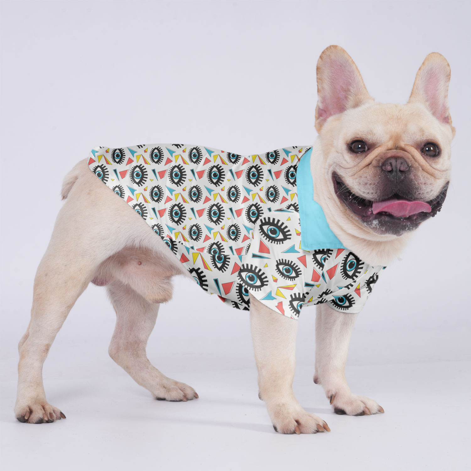 Chloe - Hawaiian Shirt for Travel Comfort for French Bulldogs-fadou
