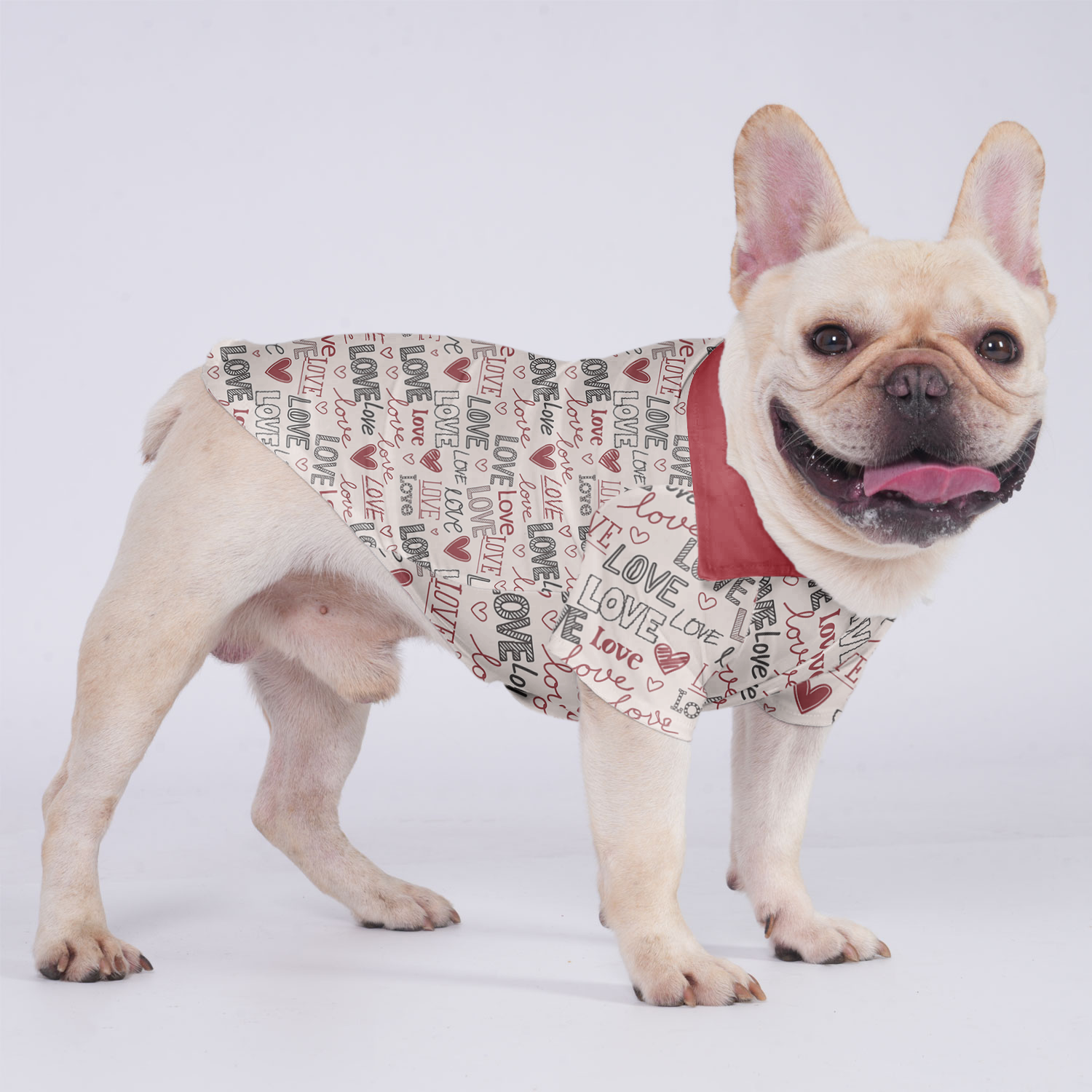 Aspen French Bulldog Cotton Tee for Brachycephalic Dogs-fadou