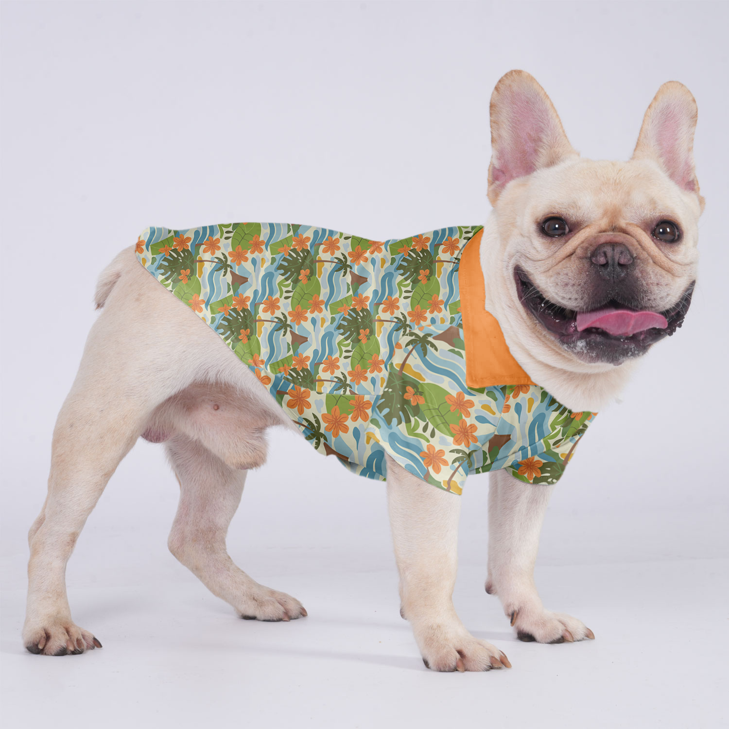 Nala - Hawaiian Shirt for Training Sessions for French Bulldogs-fadou