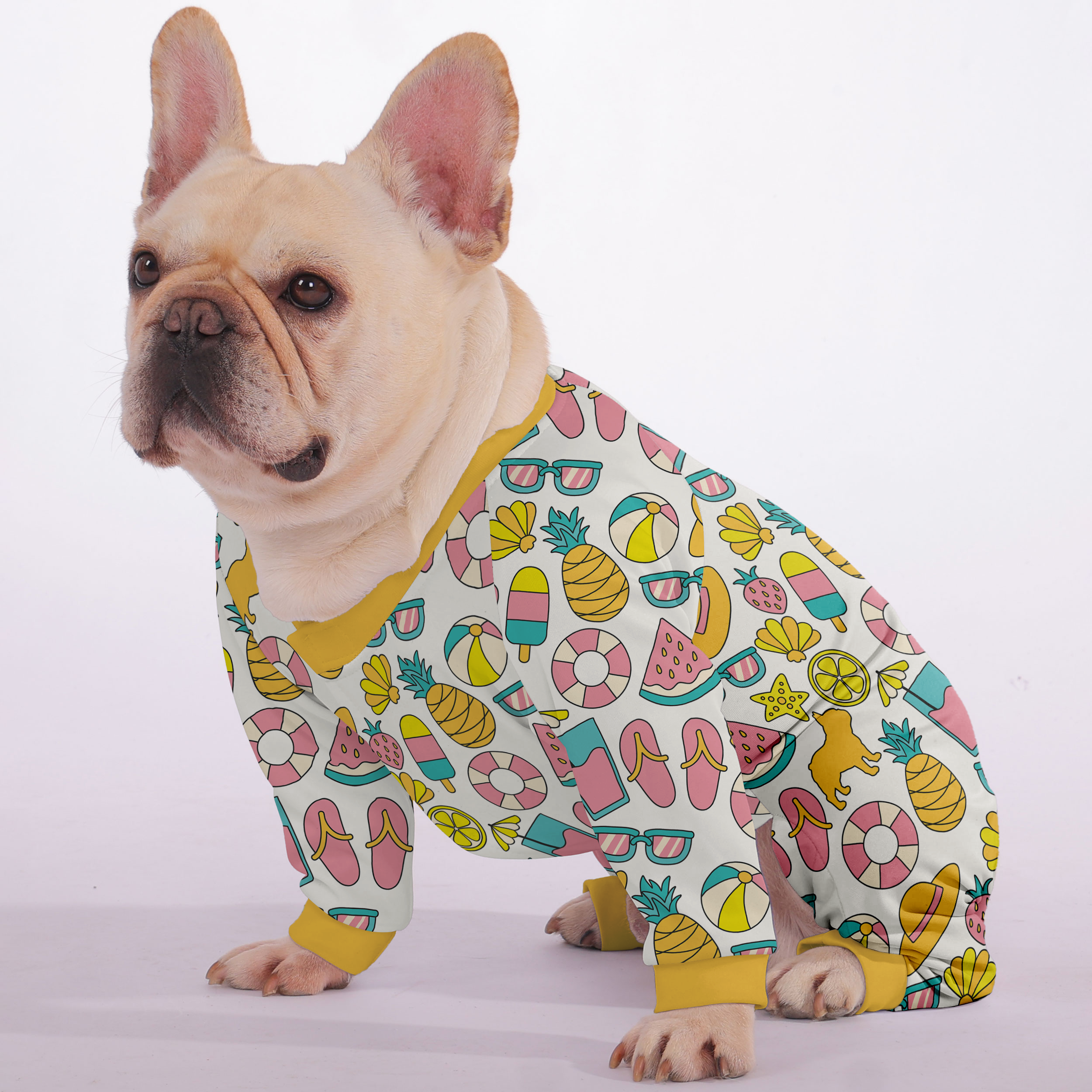 French Bulldog Stylish Dog Pajamas for Brachycephalic Dogs-fadou