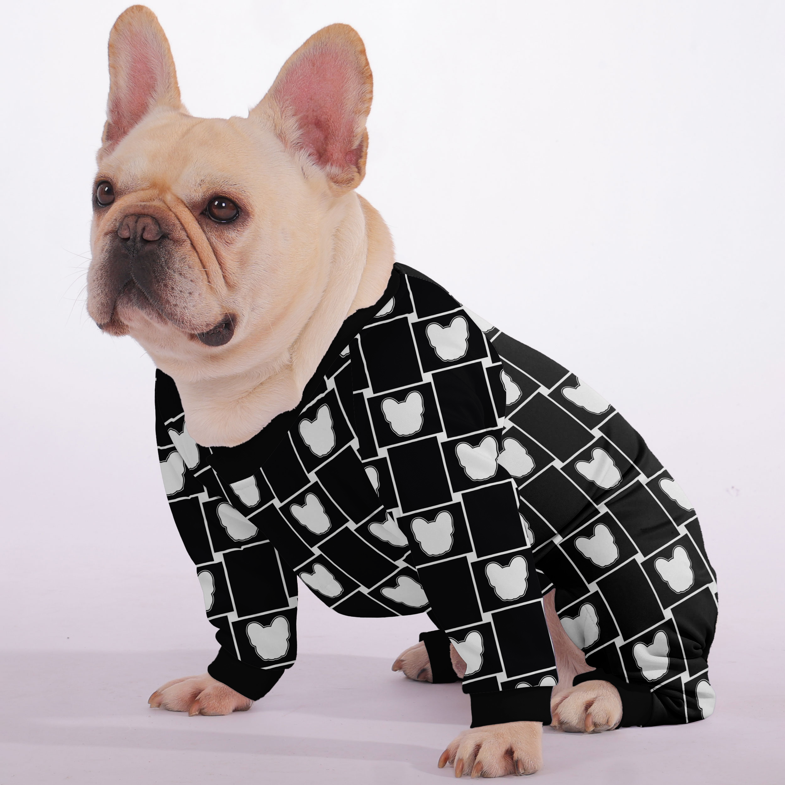 French Bulldog Soft Pet Sleepwear for Training Sessions-fadou