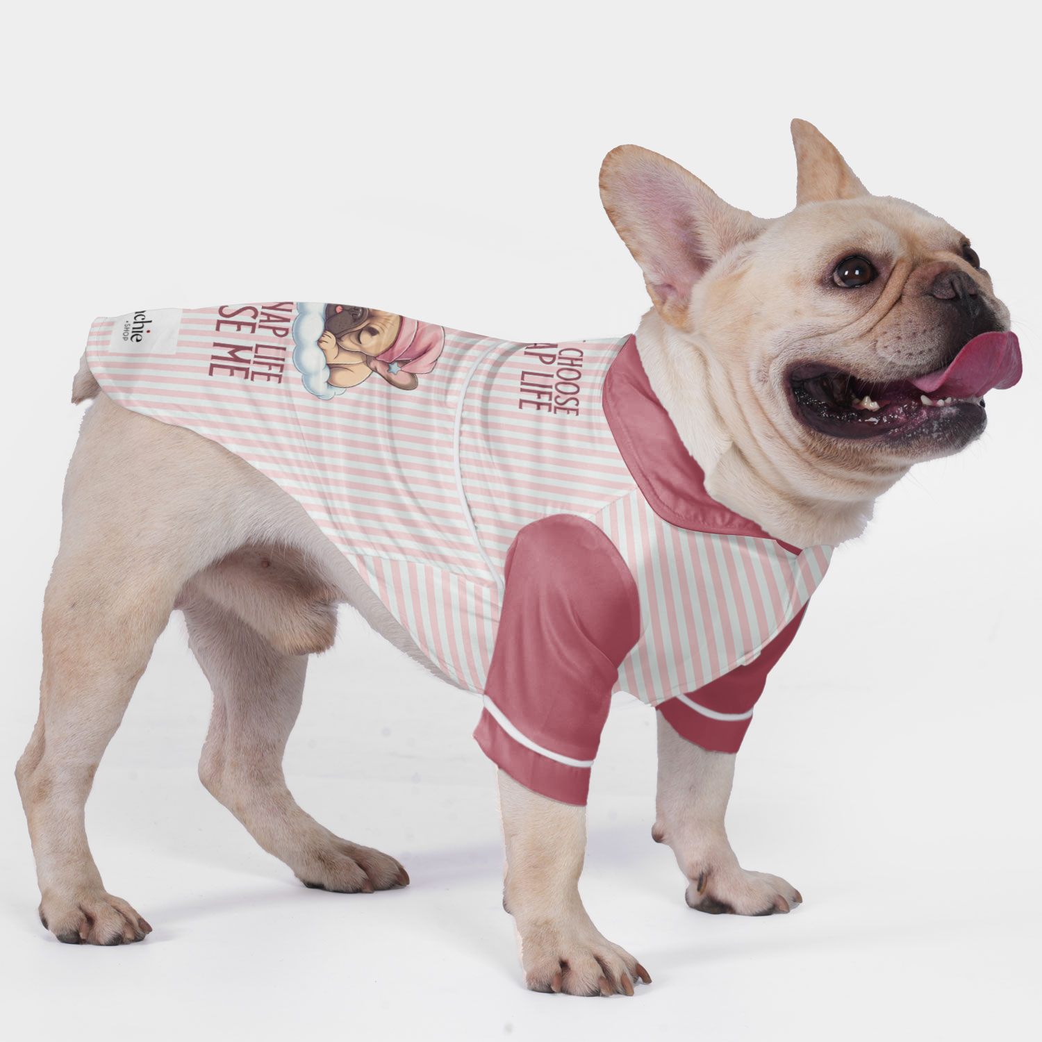 I French Bulldog Cozy Loungewear for Brachycephalic Dogs-fadou