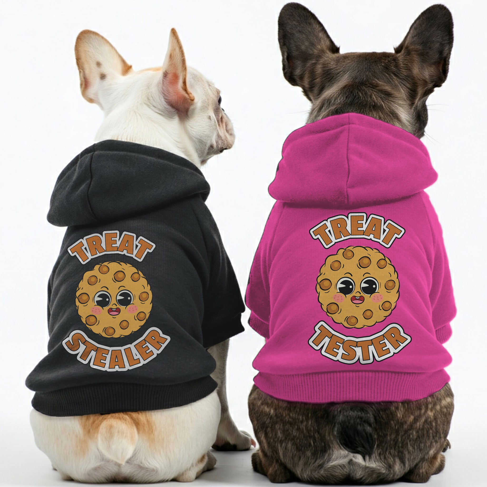 Treat French Bulldog Fleece Hoodie for Brachycephalic Dogs-fadou