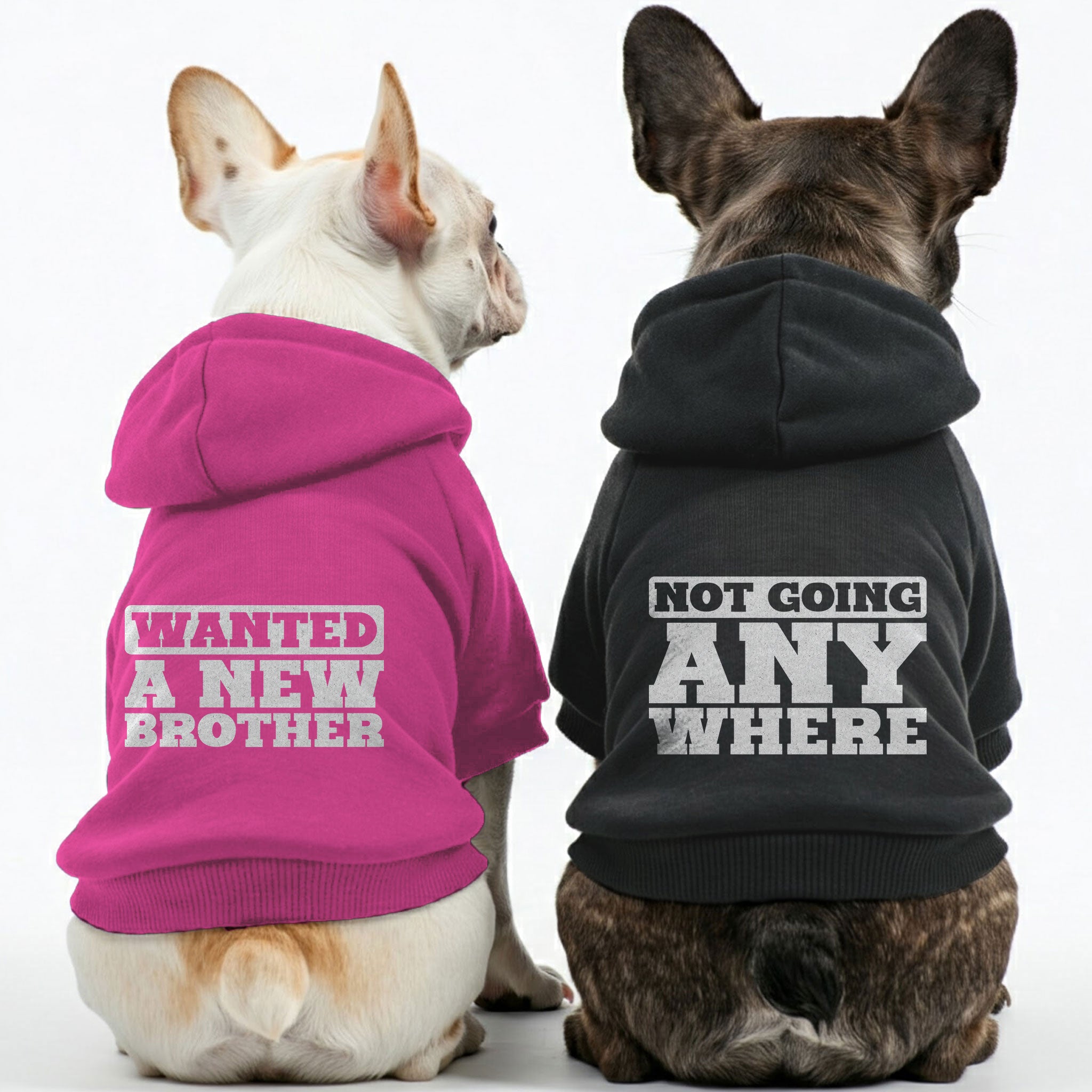 Wanted French Bulldog Dog Hoodie for Brachycephalic Dogs-fadou