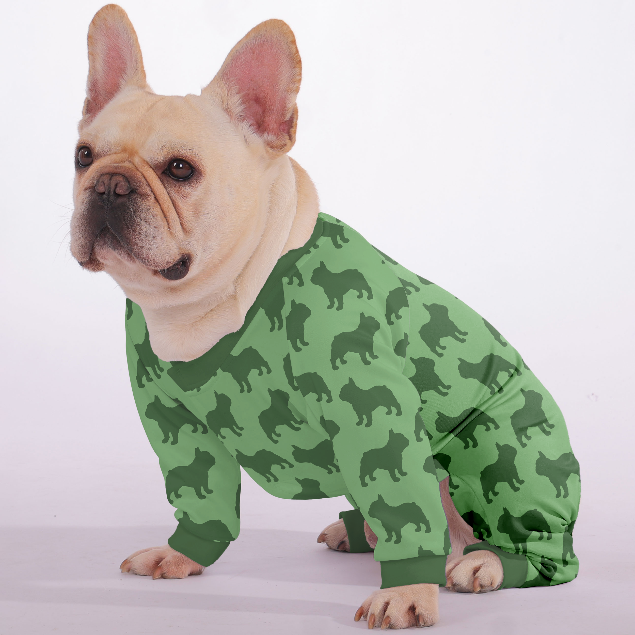 French Bulldog Cozy Night Outfit for Brachycephalic Dogs-fadou