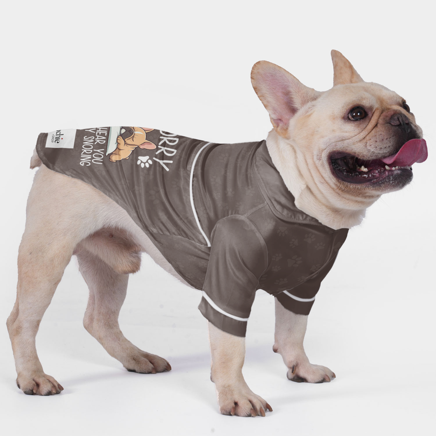 Sorry, Can’t Hear You over My Snoring - Pajamas for French Bulldogs-fadou