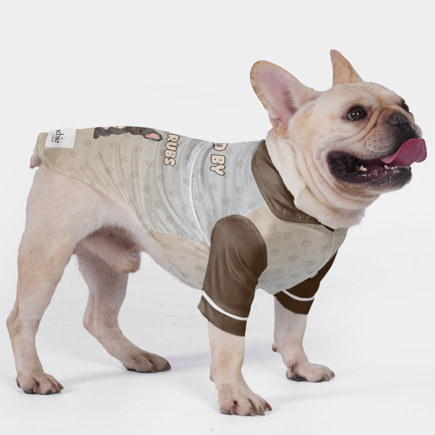 Powered French Bulldog Pet Sleepwear for Training Sessions-fadou