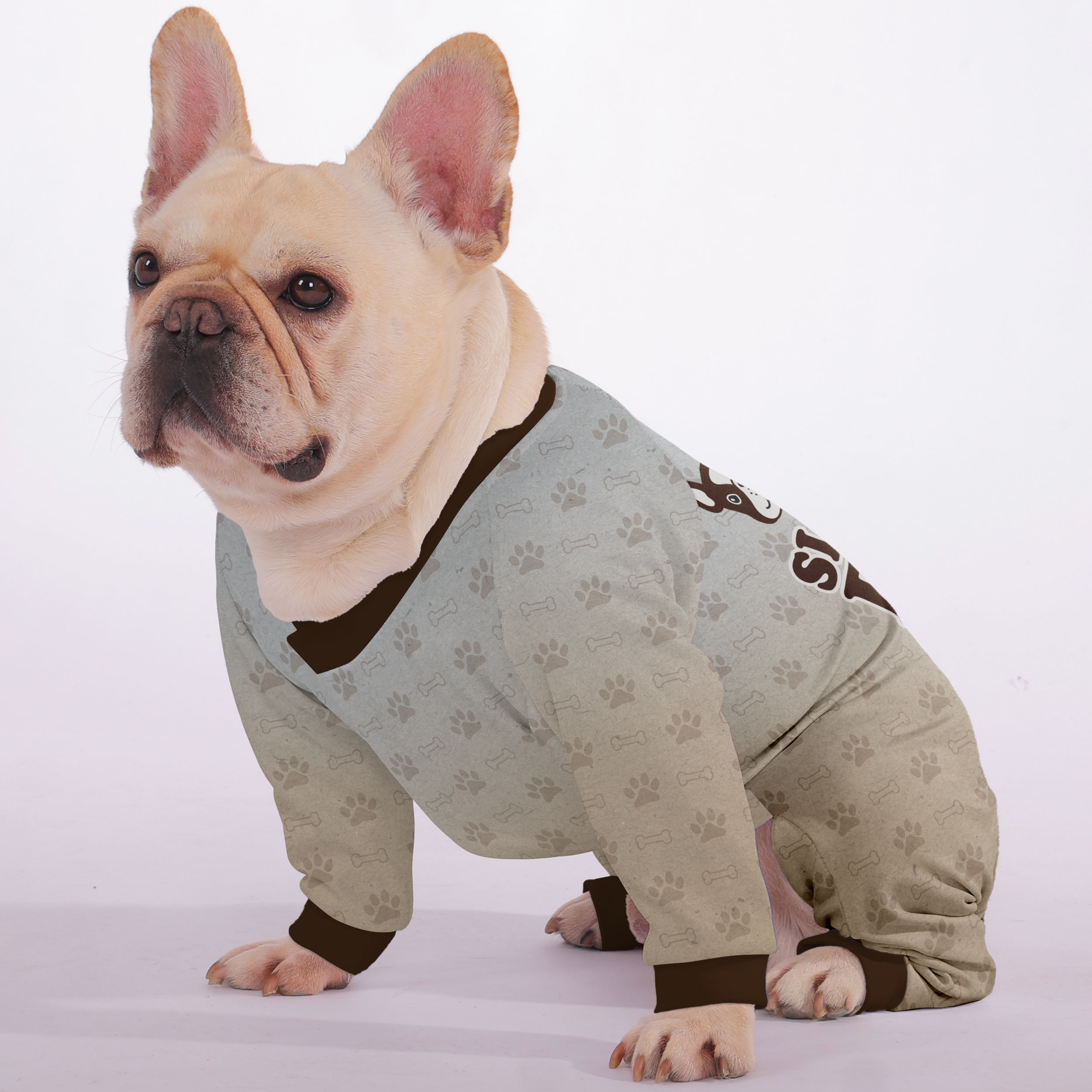 French Bulldog Ultra-Soft Pet Sleepwear for Short-Nosed Dogs-fadou