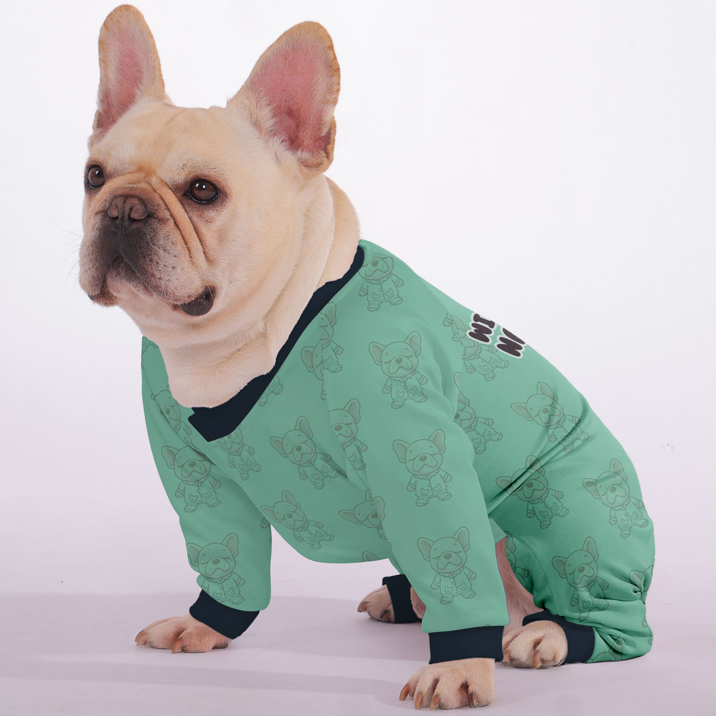 French Bulldog Personalized Pet Sleepwear for Cozy Nights-fadou