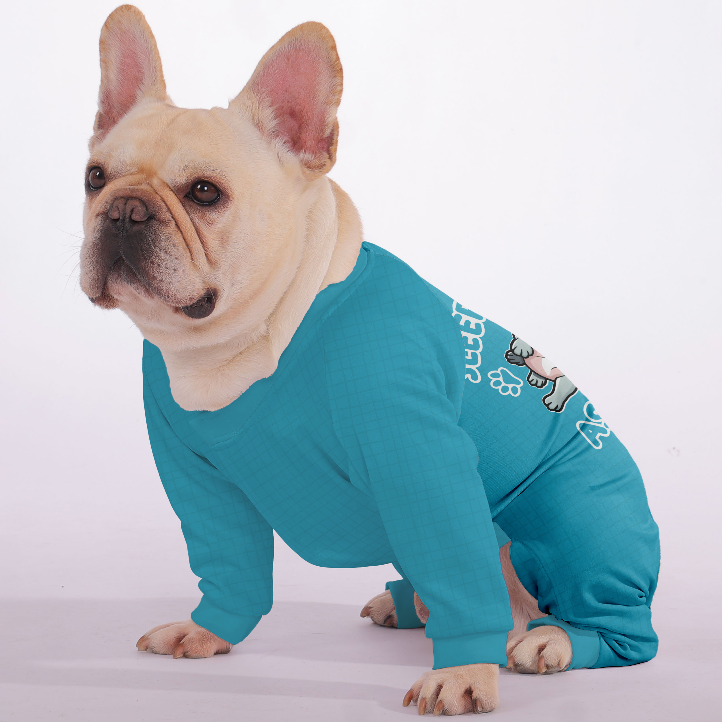French Bulldog Ultra-Soft Pet Sleepwear for Flat-Face Breeds-fadou