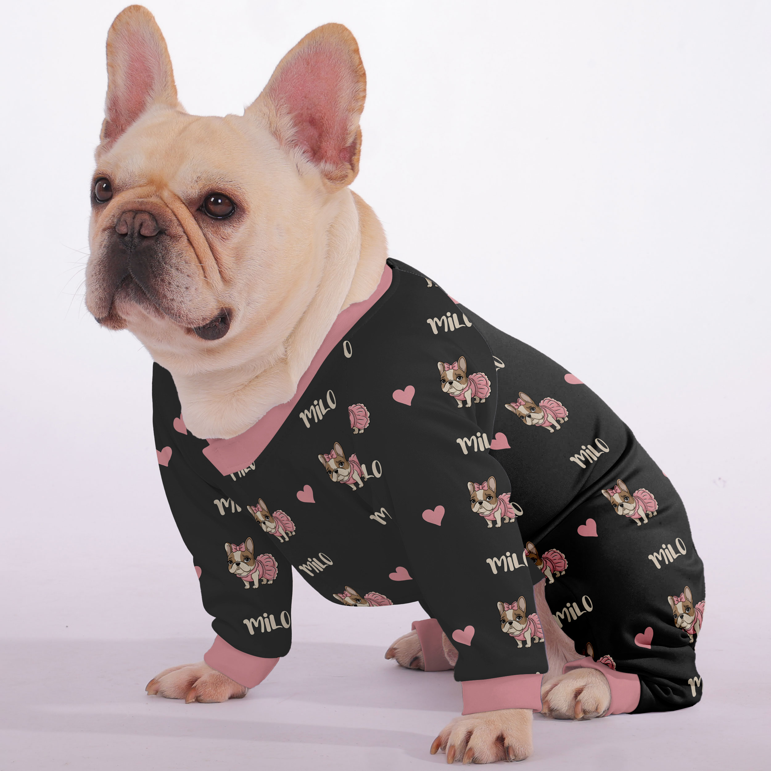French Bulldog Soft Cozy Loungewear for Brachycephalic Dogs-fadou