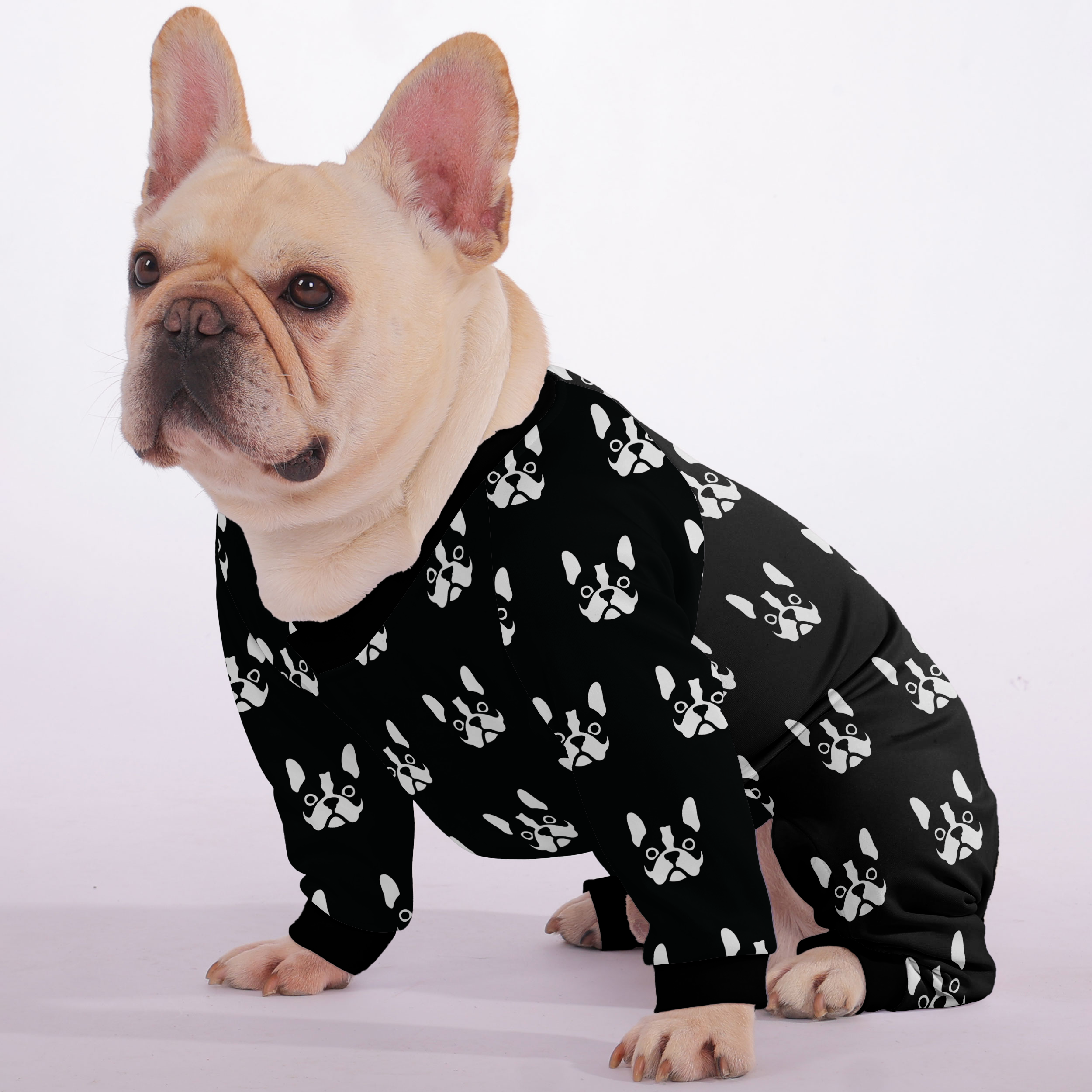 Penelope French Bulldog Night Outfit for Travel Comfort-fadou