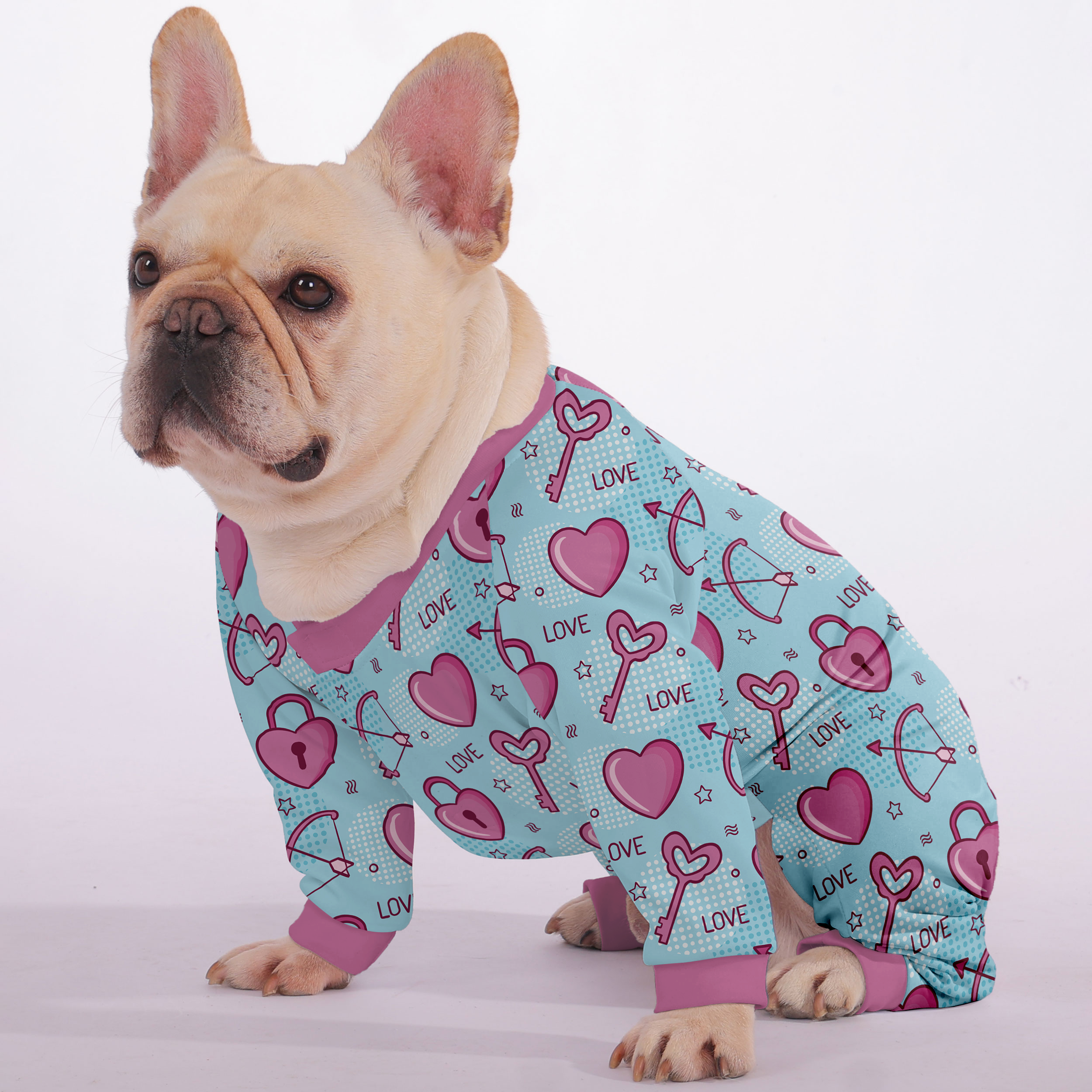 French Bulldog Ultra-Soft Night Outfit for Travel Comfort-fadou