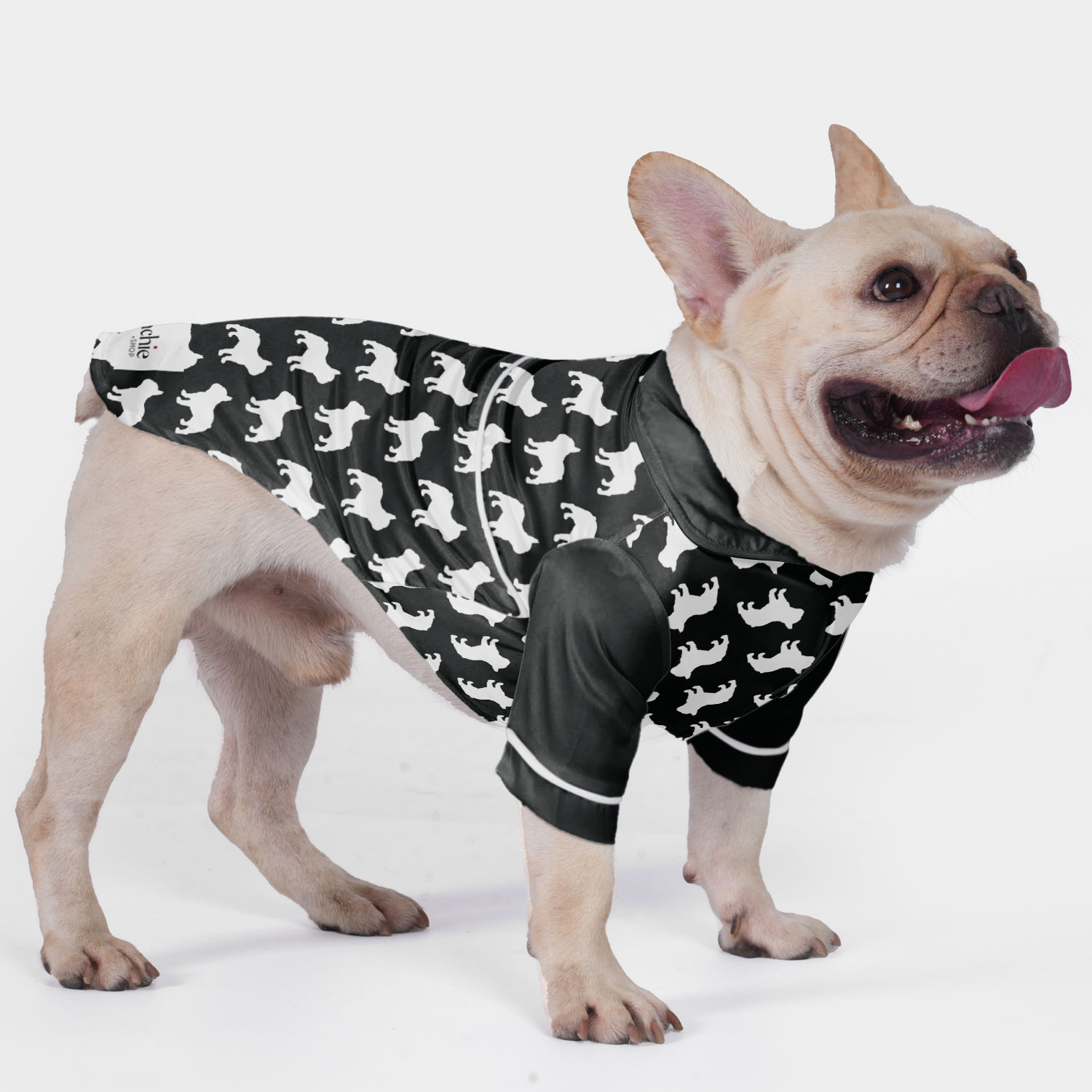 Belle French Bulldog Pet Sleepwear for Flat-Face Breeds-fadou