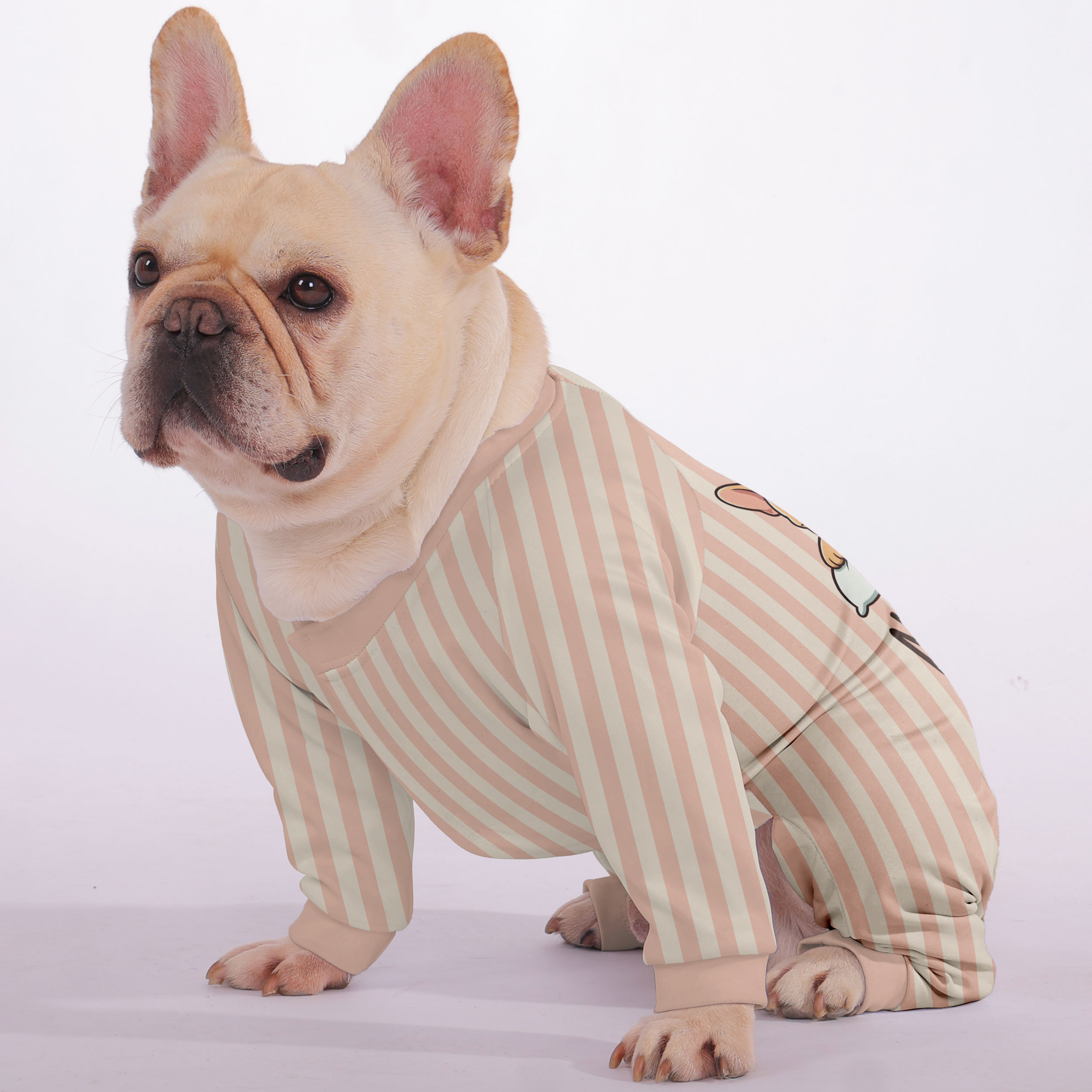 Frenchie Personalized Pet Sleepwear for Training Sessions-fadou