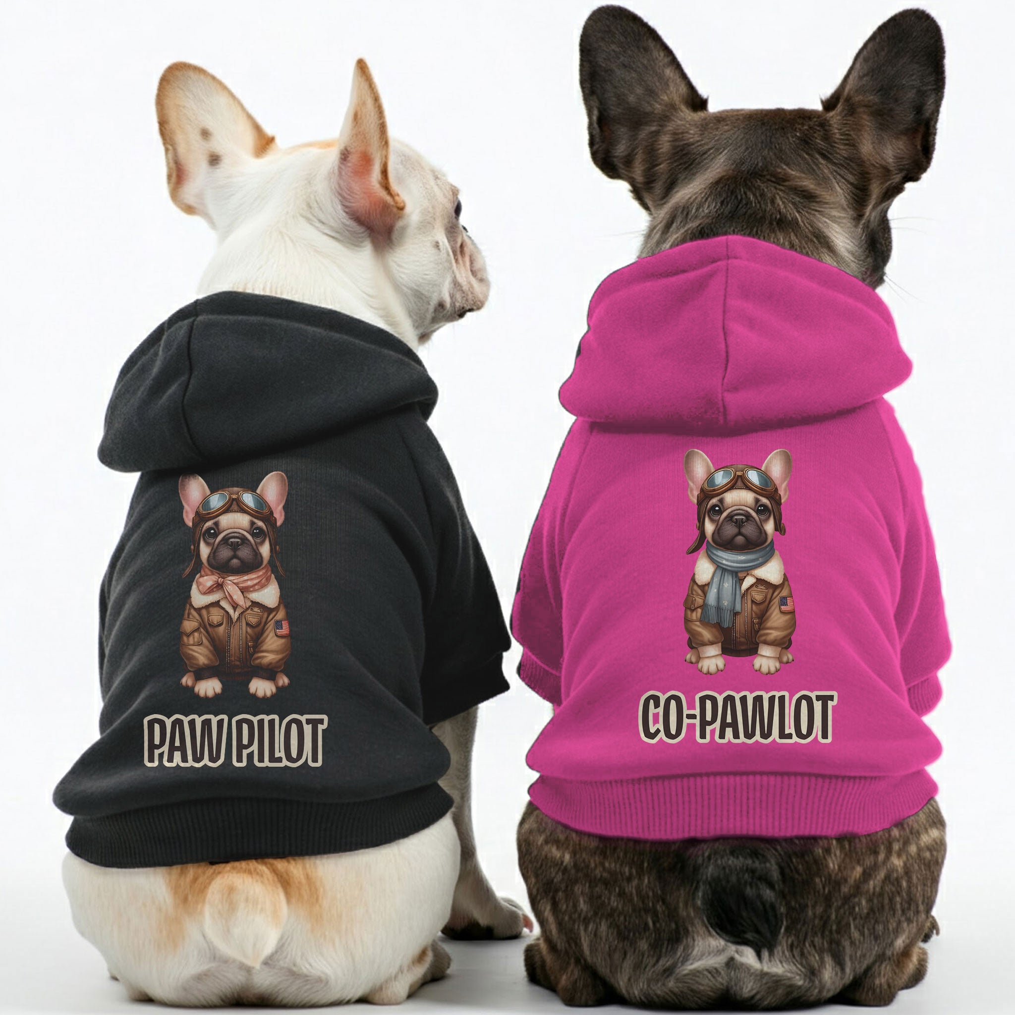 Paw French Bulldog Pet Sweatshirt for Training Sessions-fadou