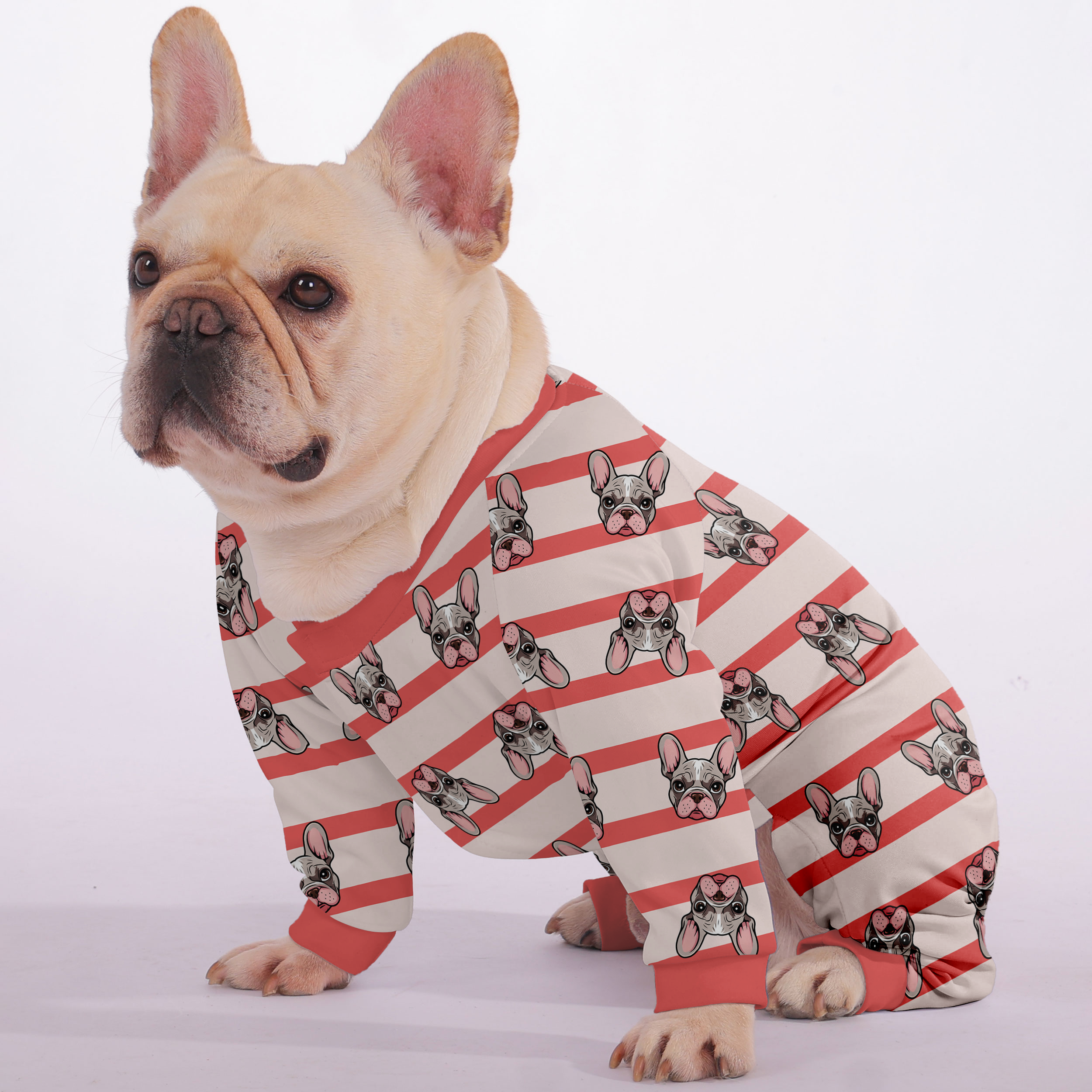 French Bulldog Stylish Cozy Loungewear for Travel Comfort-fadou