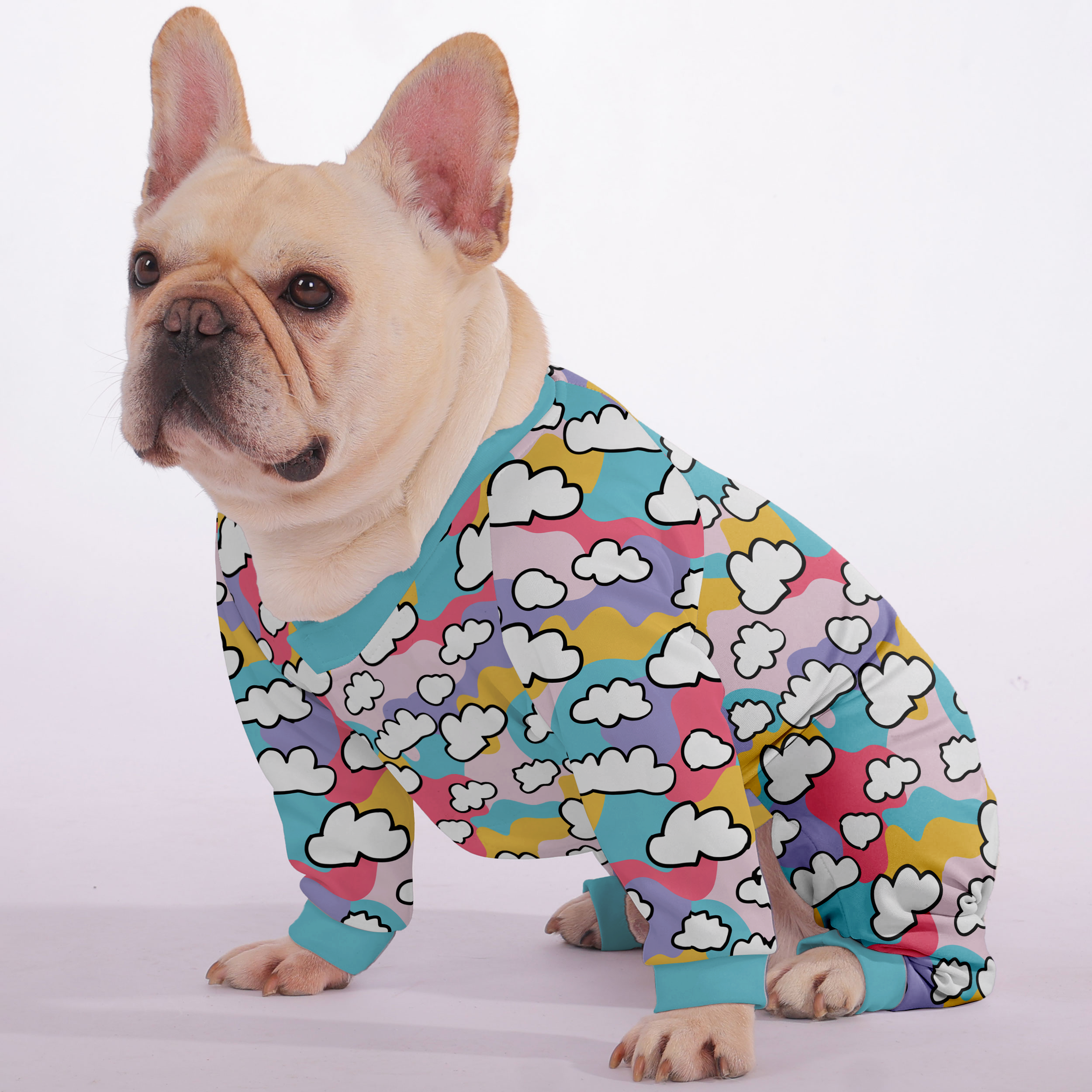French Bulldog Ultra-Soft Night Outfit for Playtime Fun-fadou