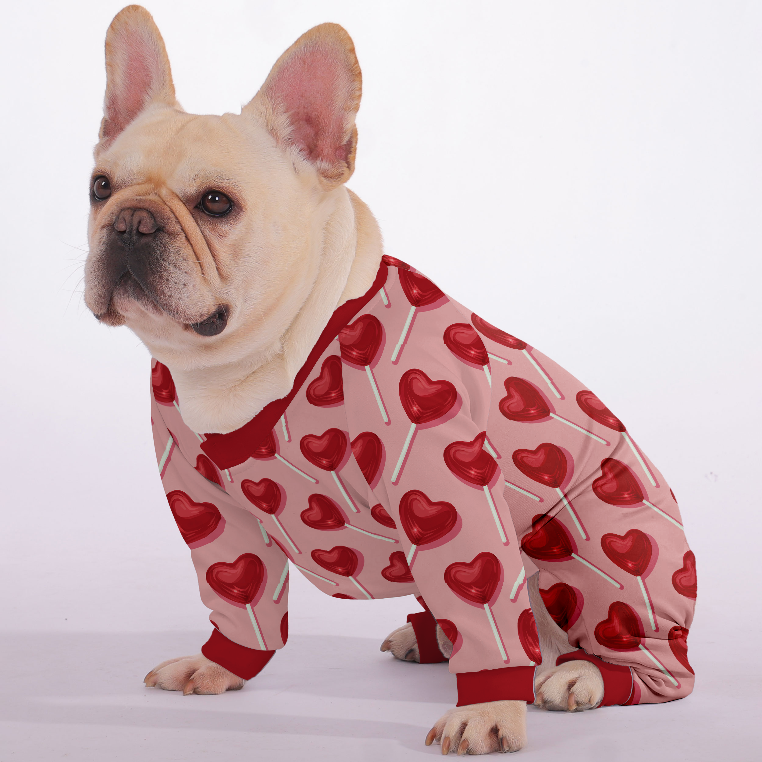 French Bulldog Stylish Night Outfit for Flat-Face Breeds-fadou