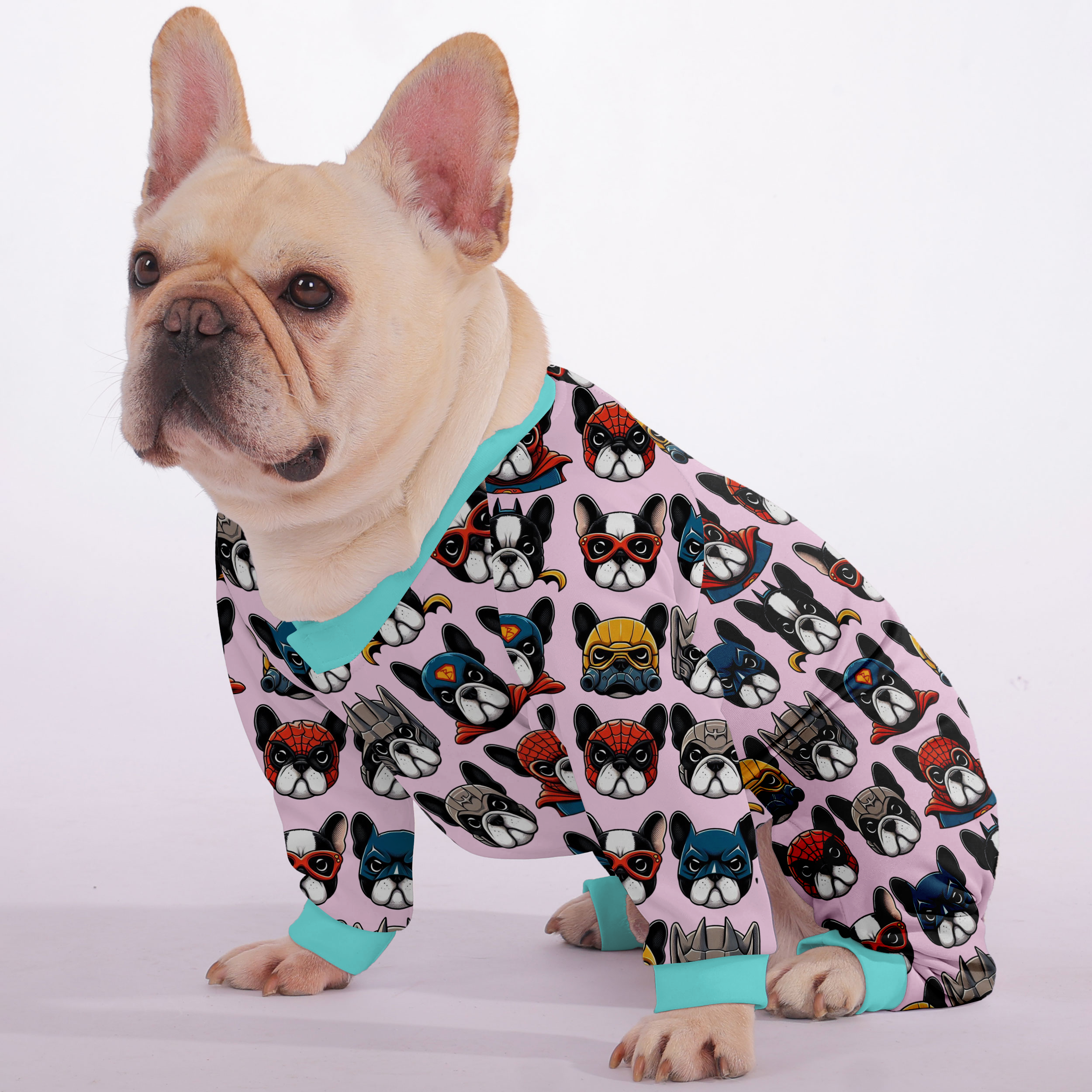 French Bulldog Cozy Pet Sleepwear for Outdoor Adventures-fadou