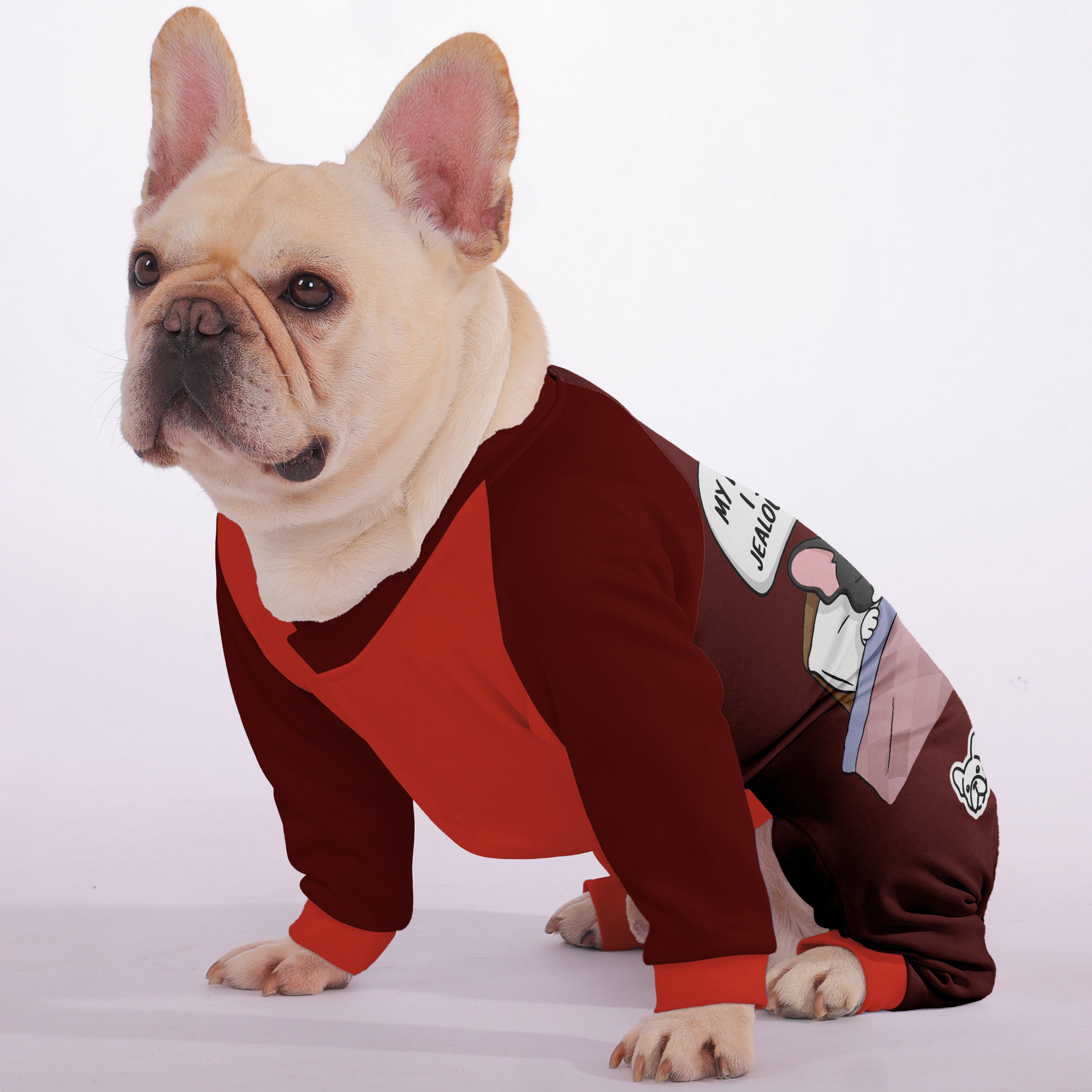 French Bulldog Ultra-Soft Night Outfit for Small Breeds-fadou