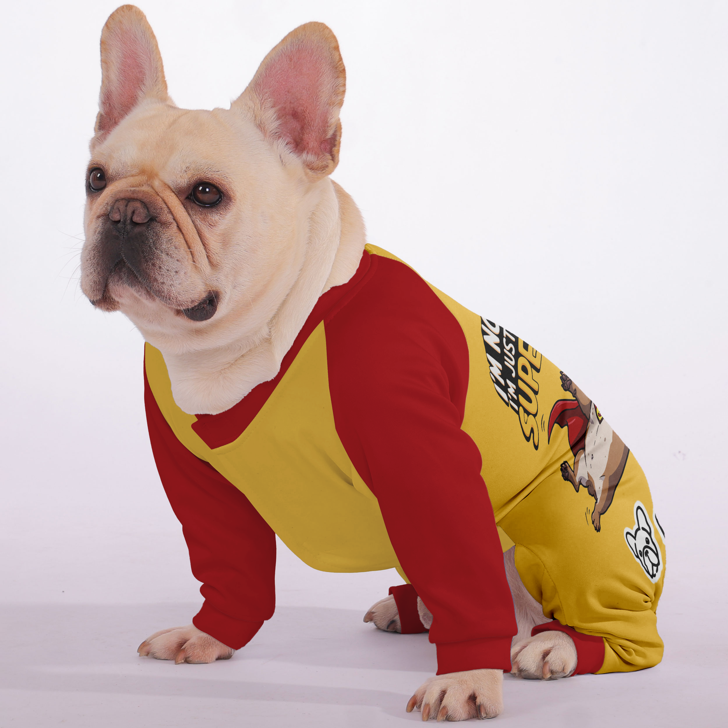 French Bulldog Stylish Dog Pajamas for Flat-Face Breeds-fadou