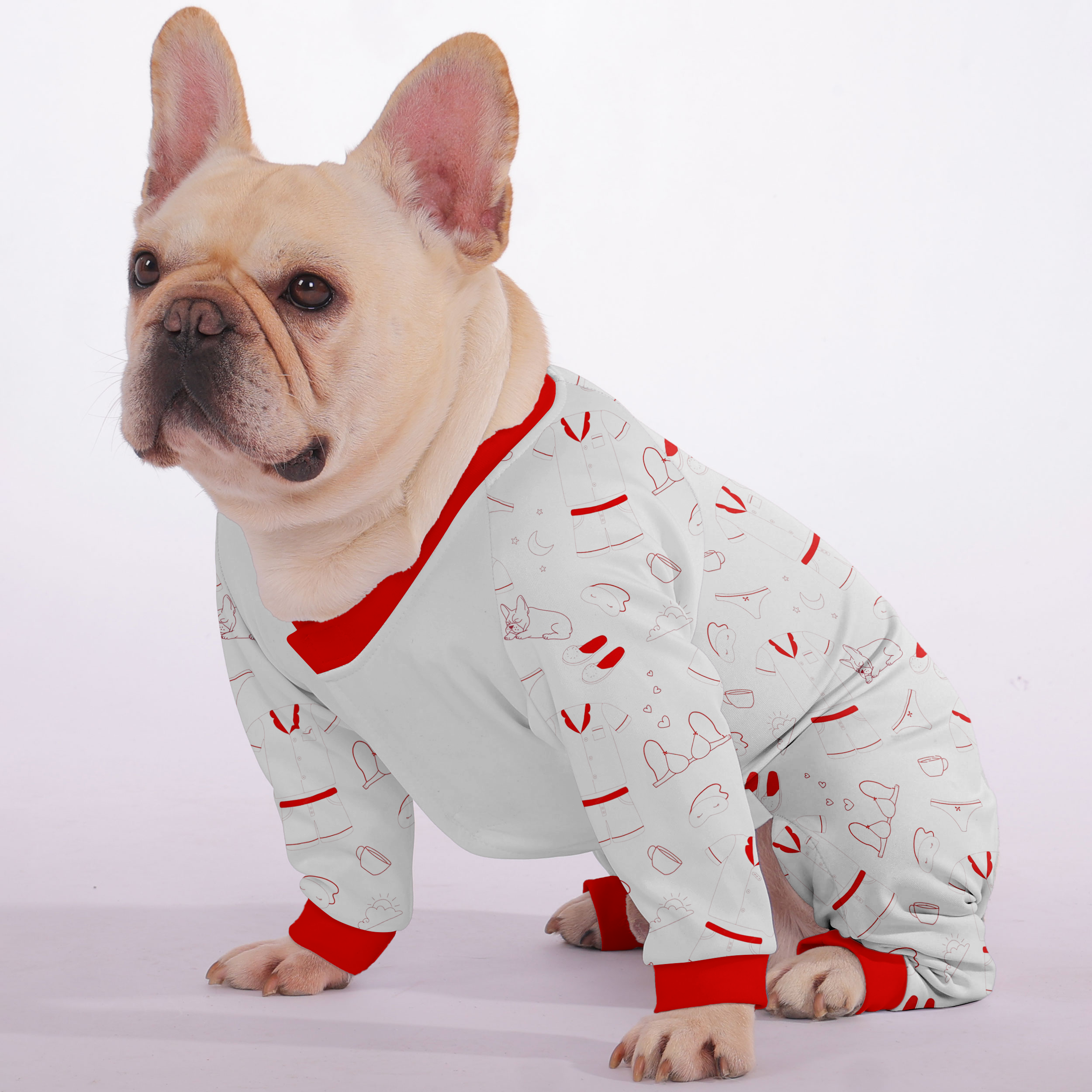 French Bulldog Stylish Cozy Loungewear for Playtime Fun-fadou