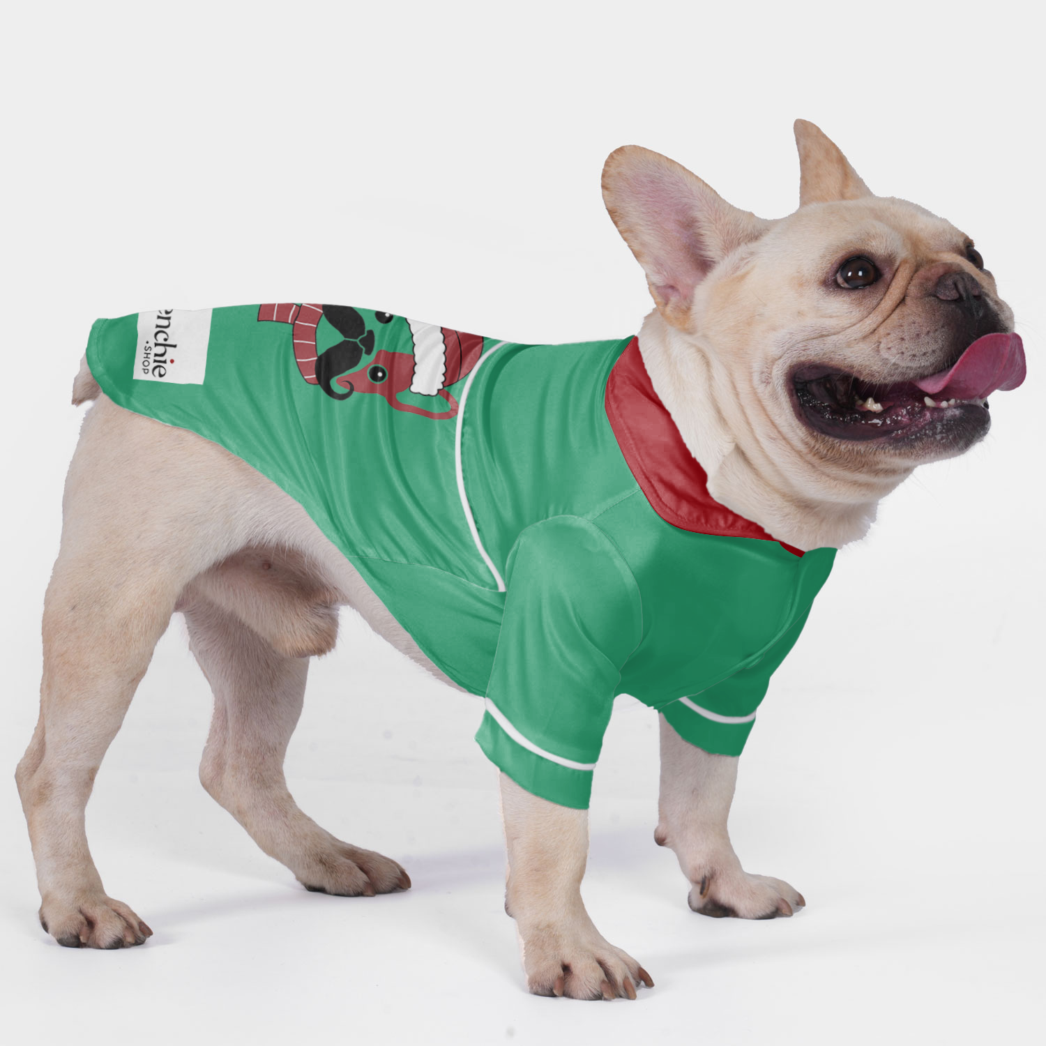 Ruby French Bulldog Night Outfit for Brachycephalic Dogs-fadou