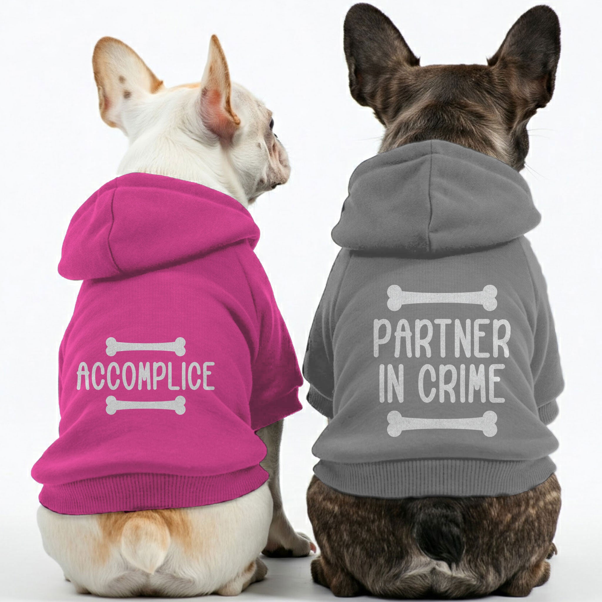 Partner French Bulldog Pet Sweatshirt for Flat-Face Breeds-fadou
