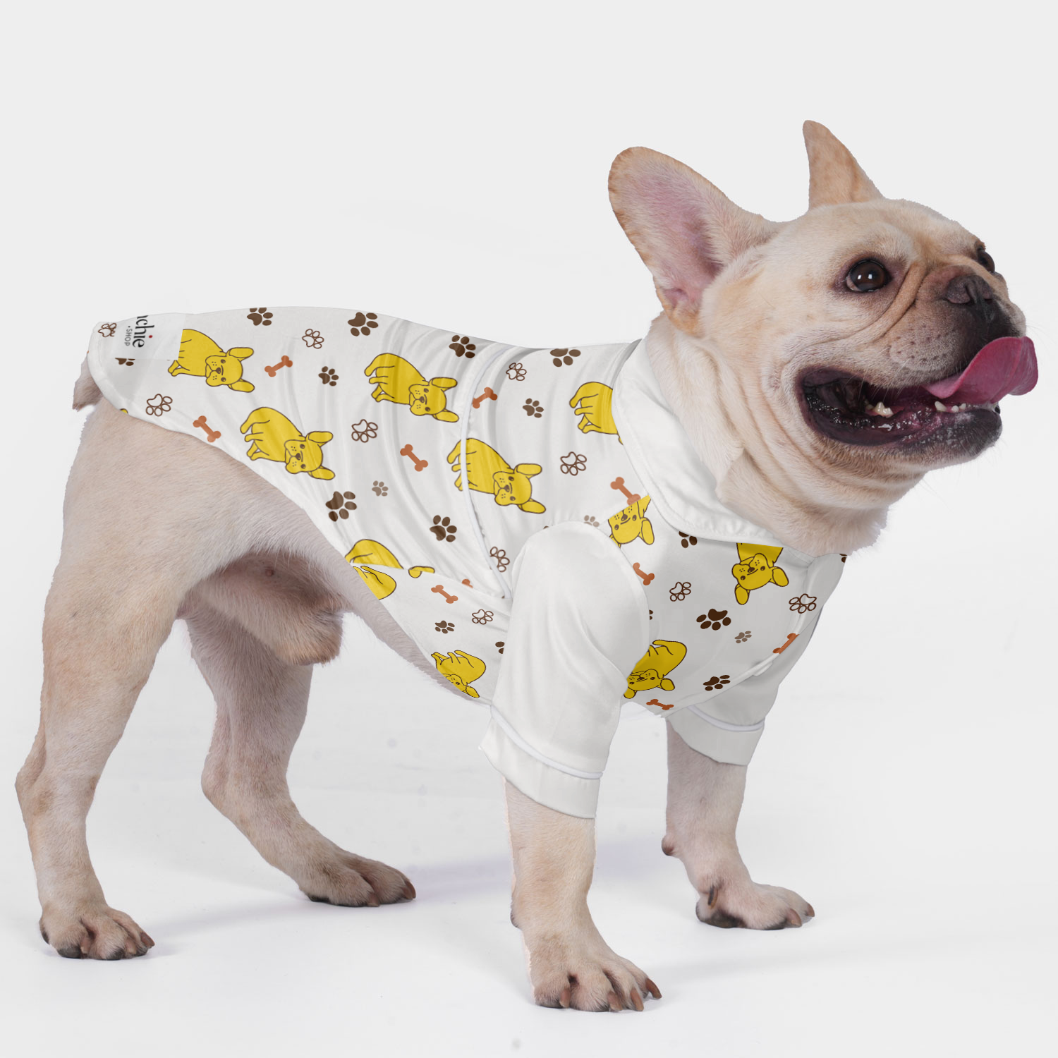 Chester French Bulldog Pet Sleepwear for French Bulldogs-fadou
