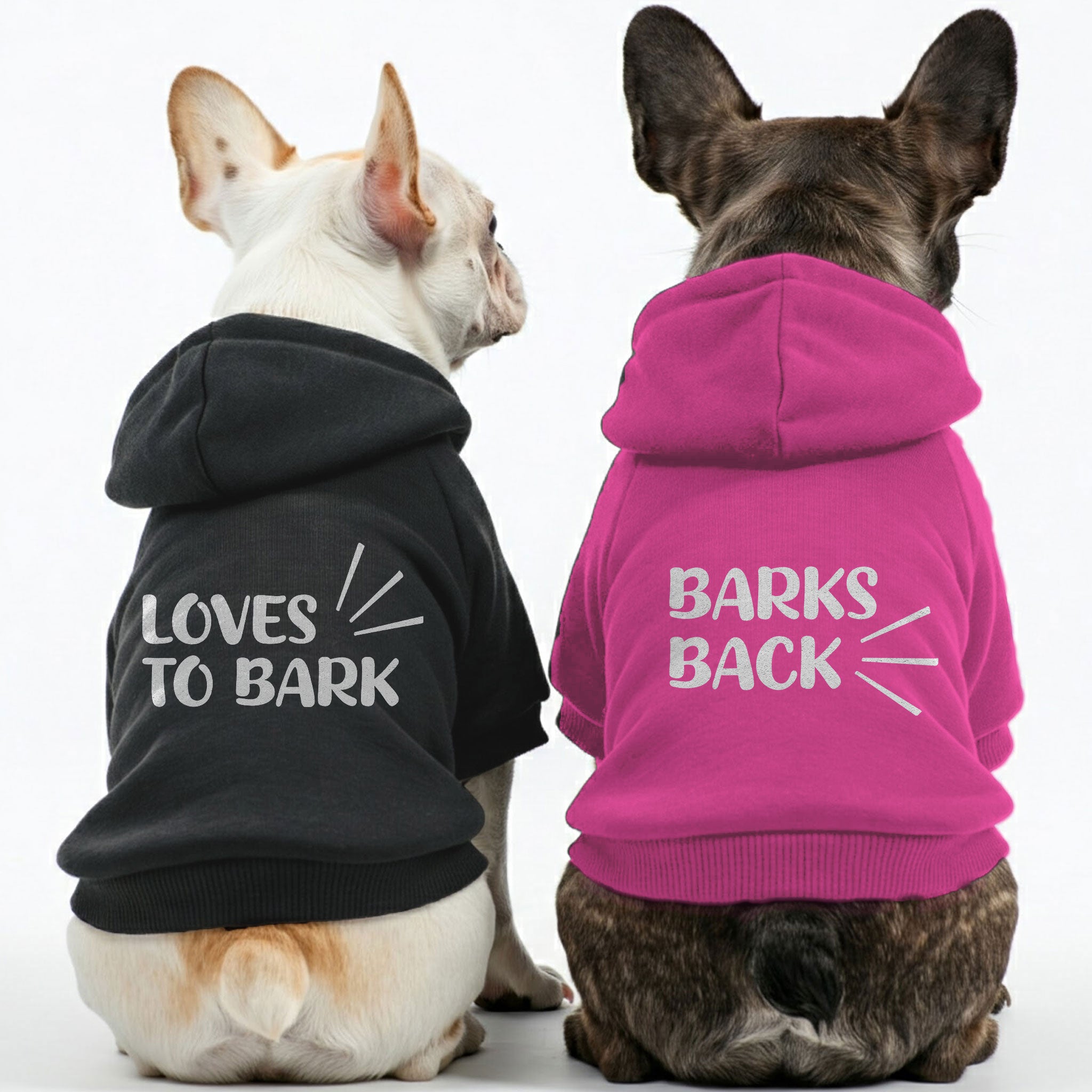 Loves French Bulldog Cozy Hoodie for Brachycephalic Dogs-fadou