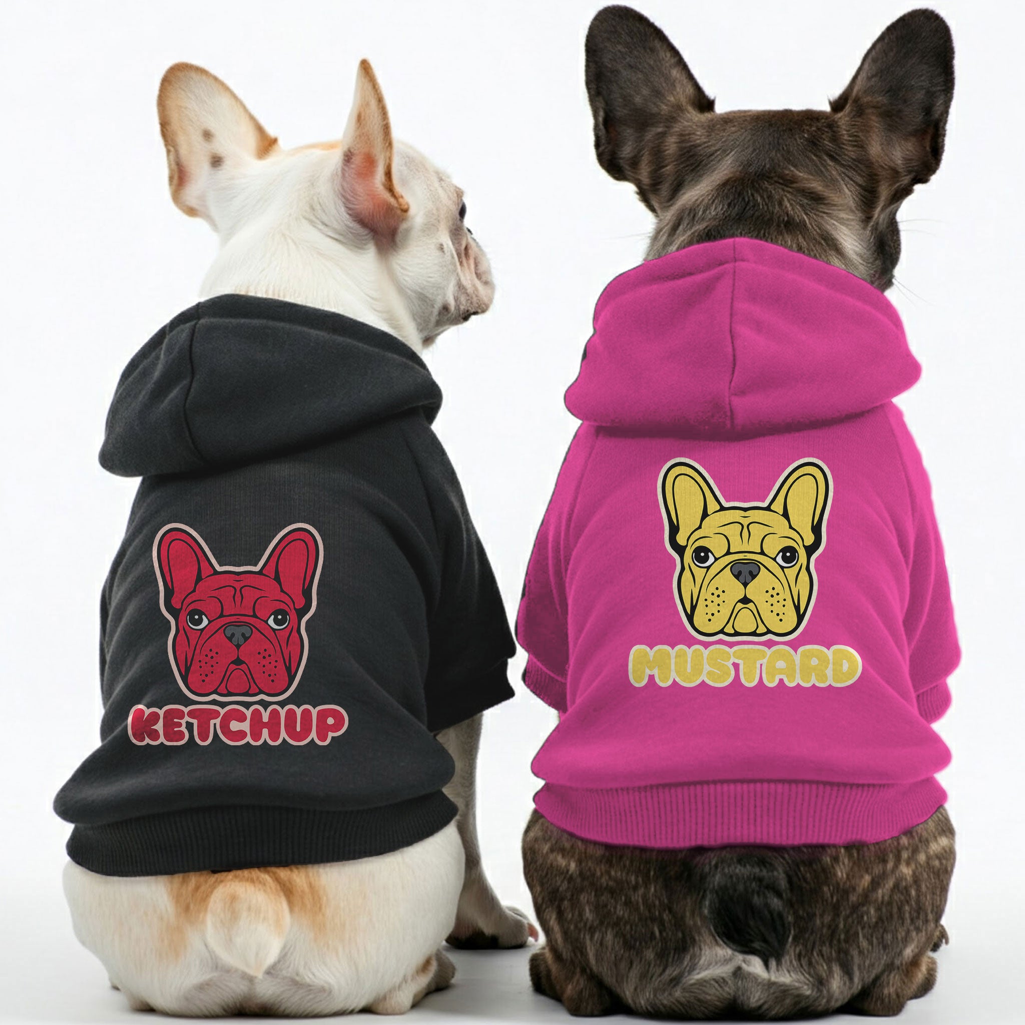 Mustard French Bulldog Dog Hoodie for Training Sessions-fadou