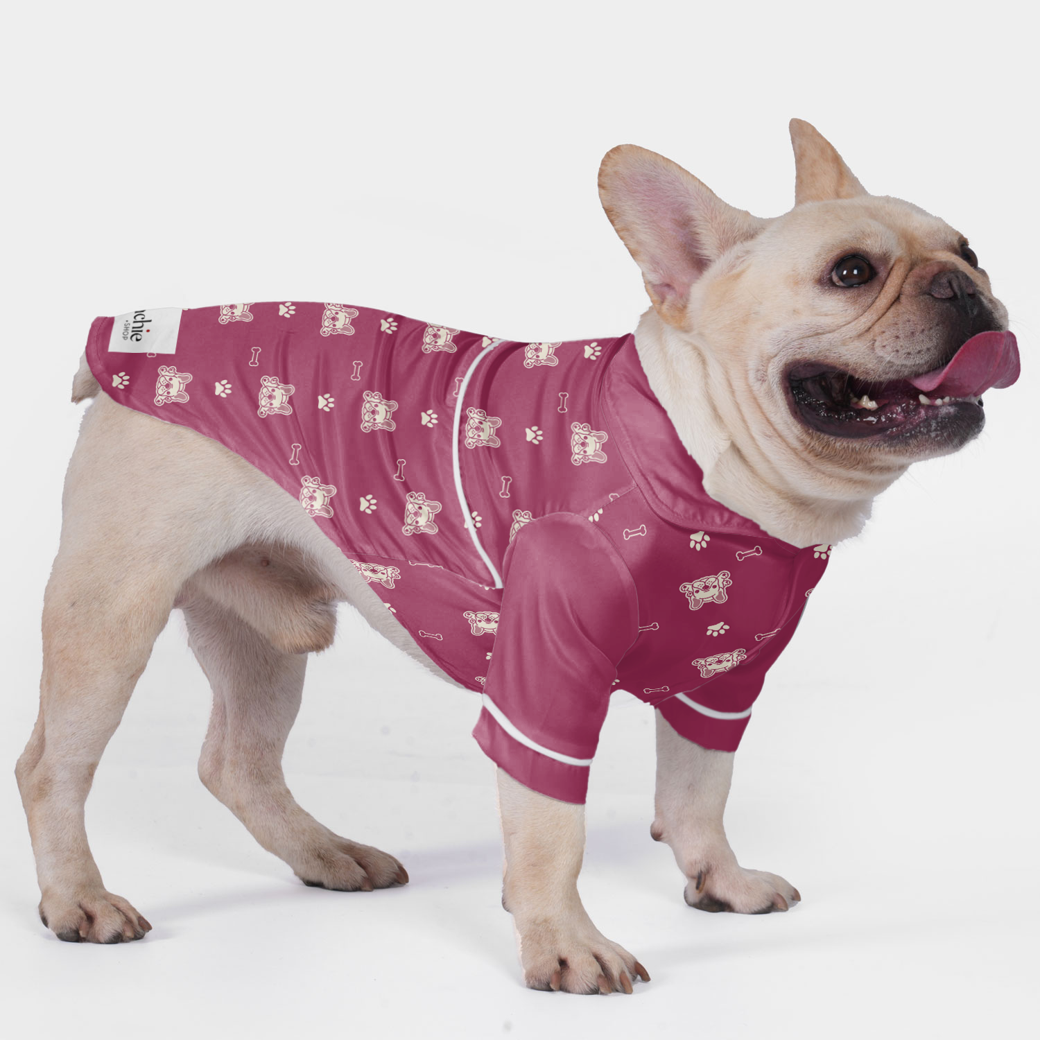 Monty French Bulldog Night Outfit for Training Sessions-fadou