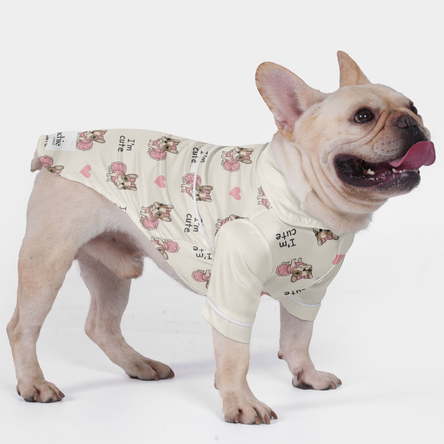 Finn French Bulldog Cozy Loungewear for French Bulldogs-fadou
