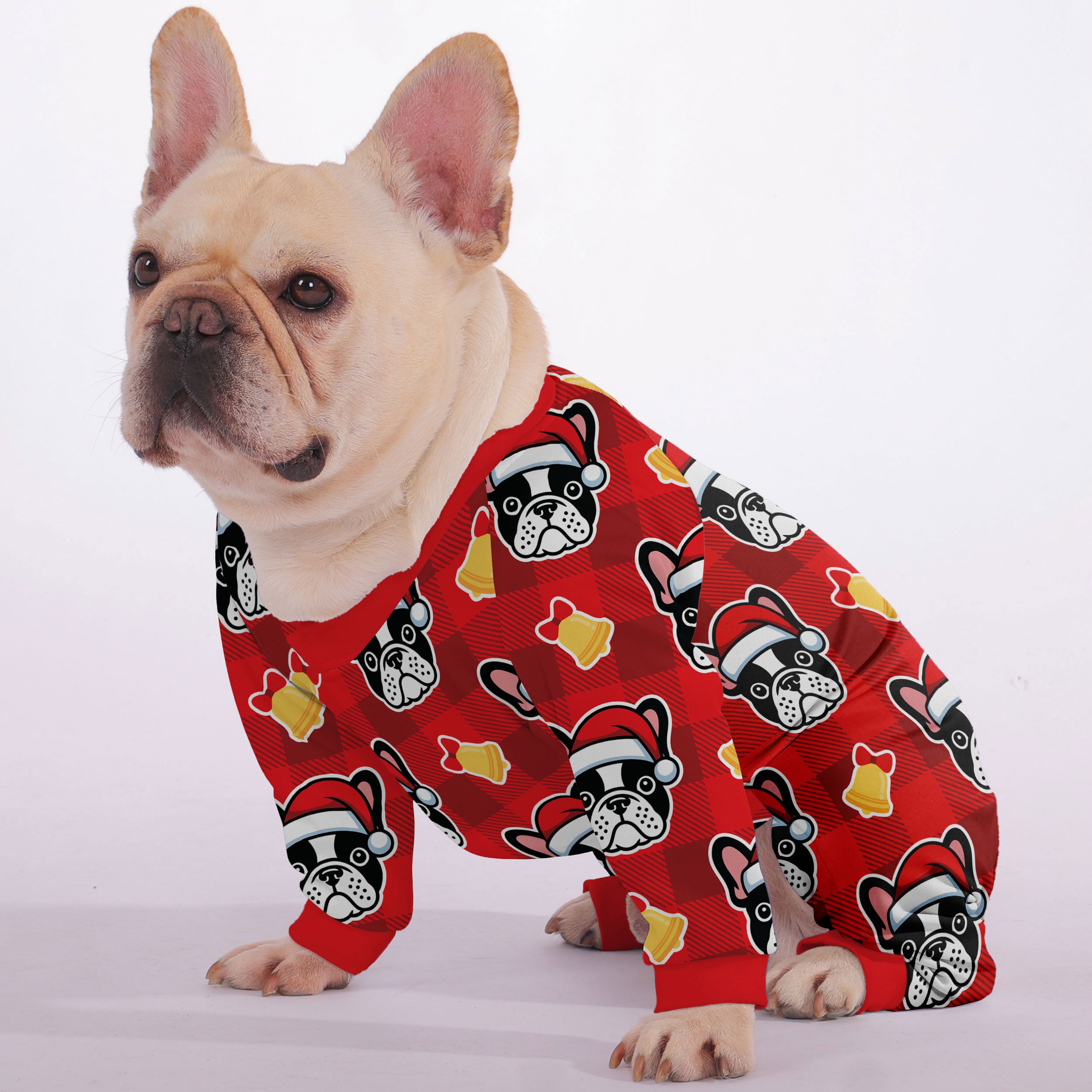 Bea French Bulldog Cotton Pajamas for Frenchie Enthusiasts-fadou