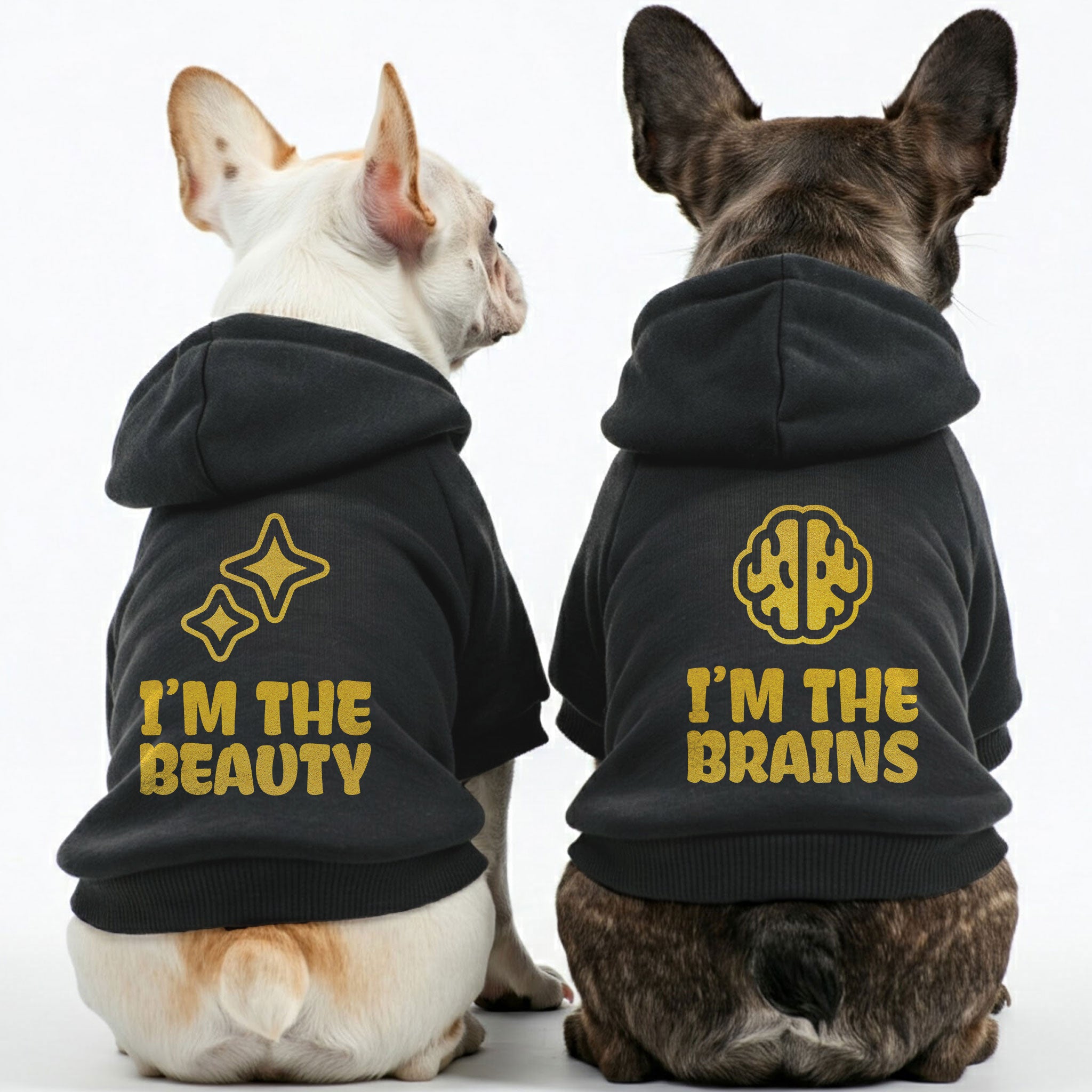 French Bulldog Personalized Pet Sweatshirt for Short-Nosed Dogs-fadou