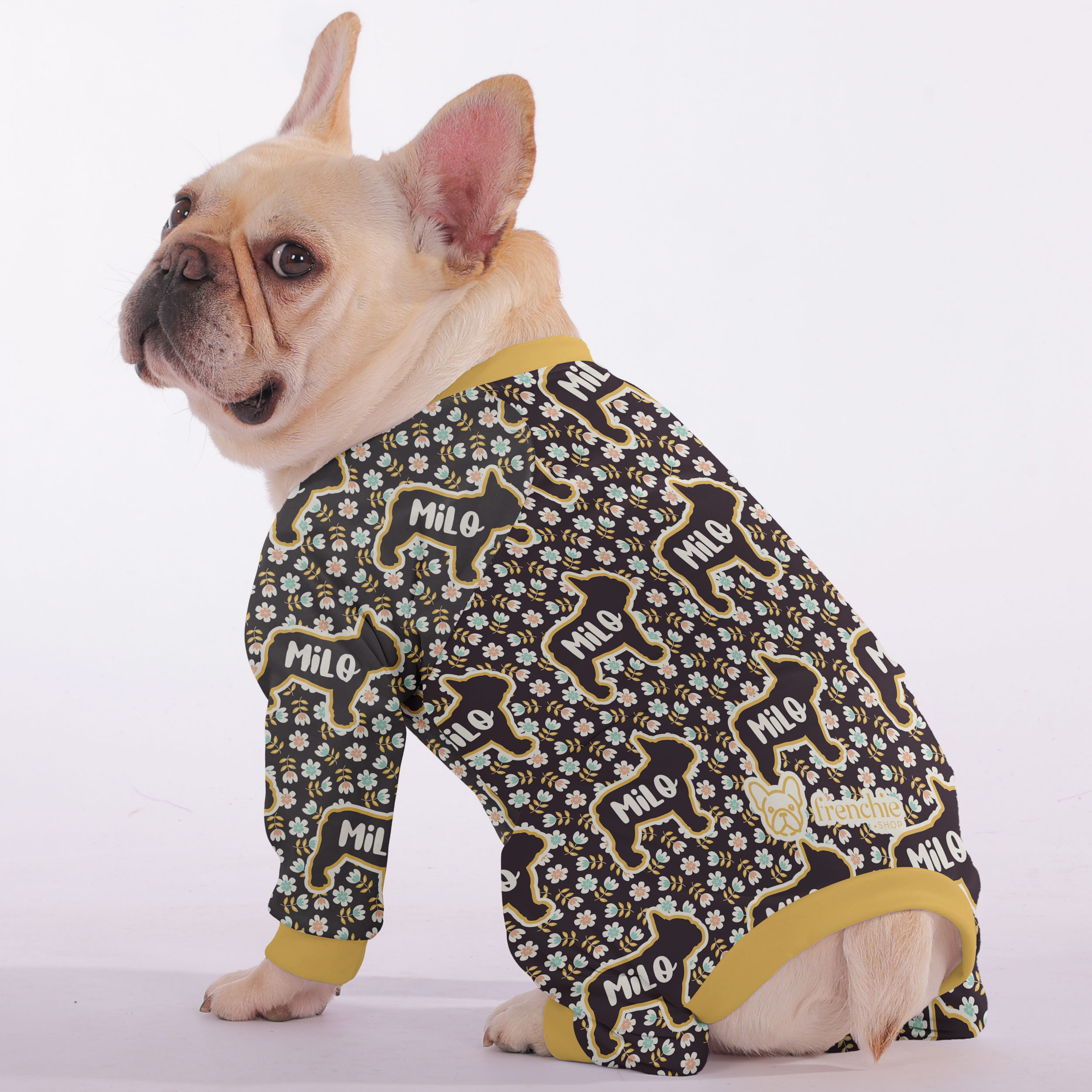 French Bulldog Personalized Cozy Loungewear for Daily Walks-fadou