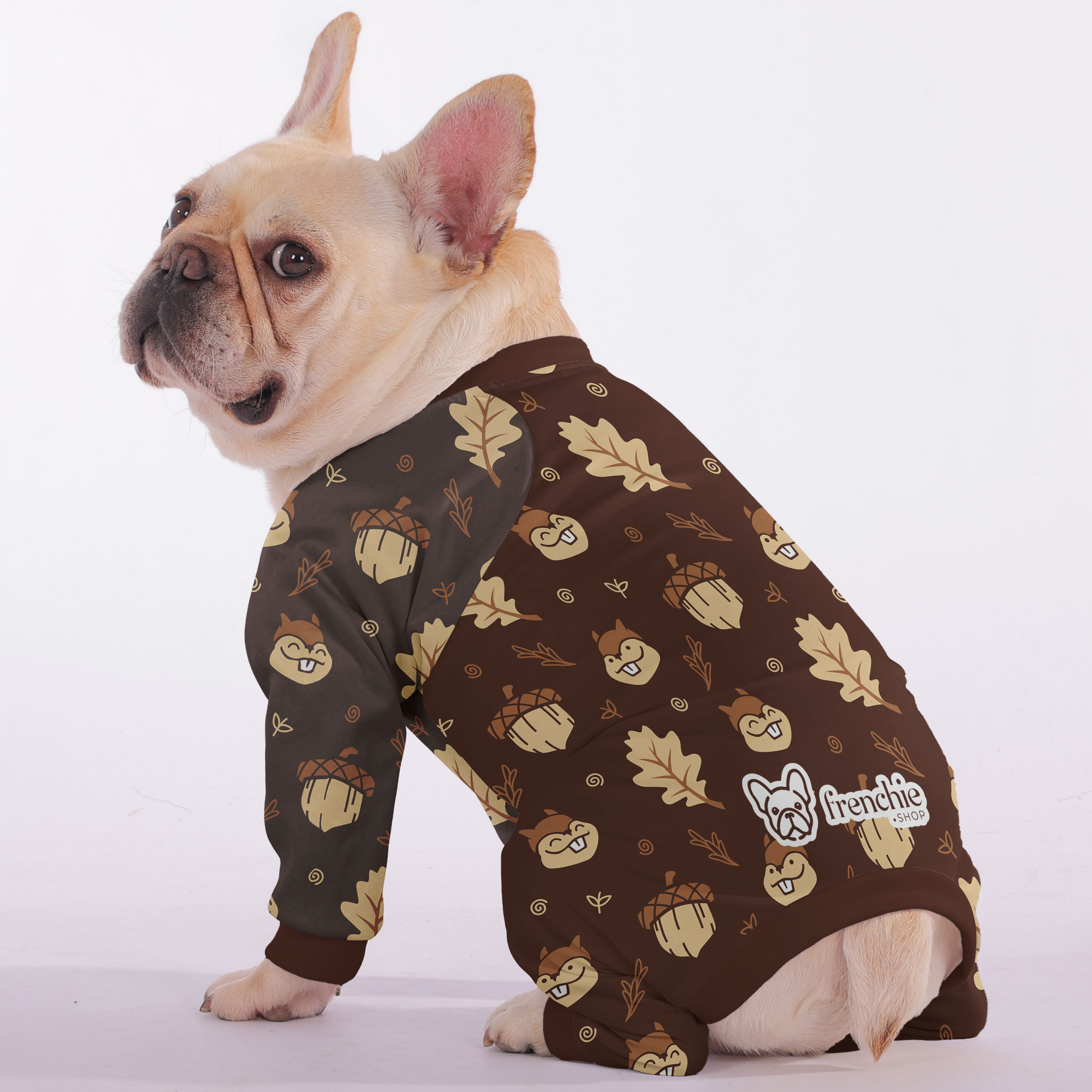 French Bulldog Soft Pet Sleepwear for Brachycephalic Dogs-fadou