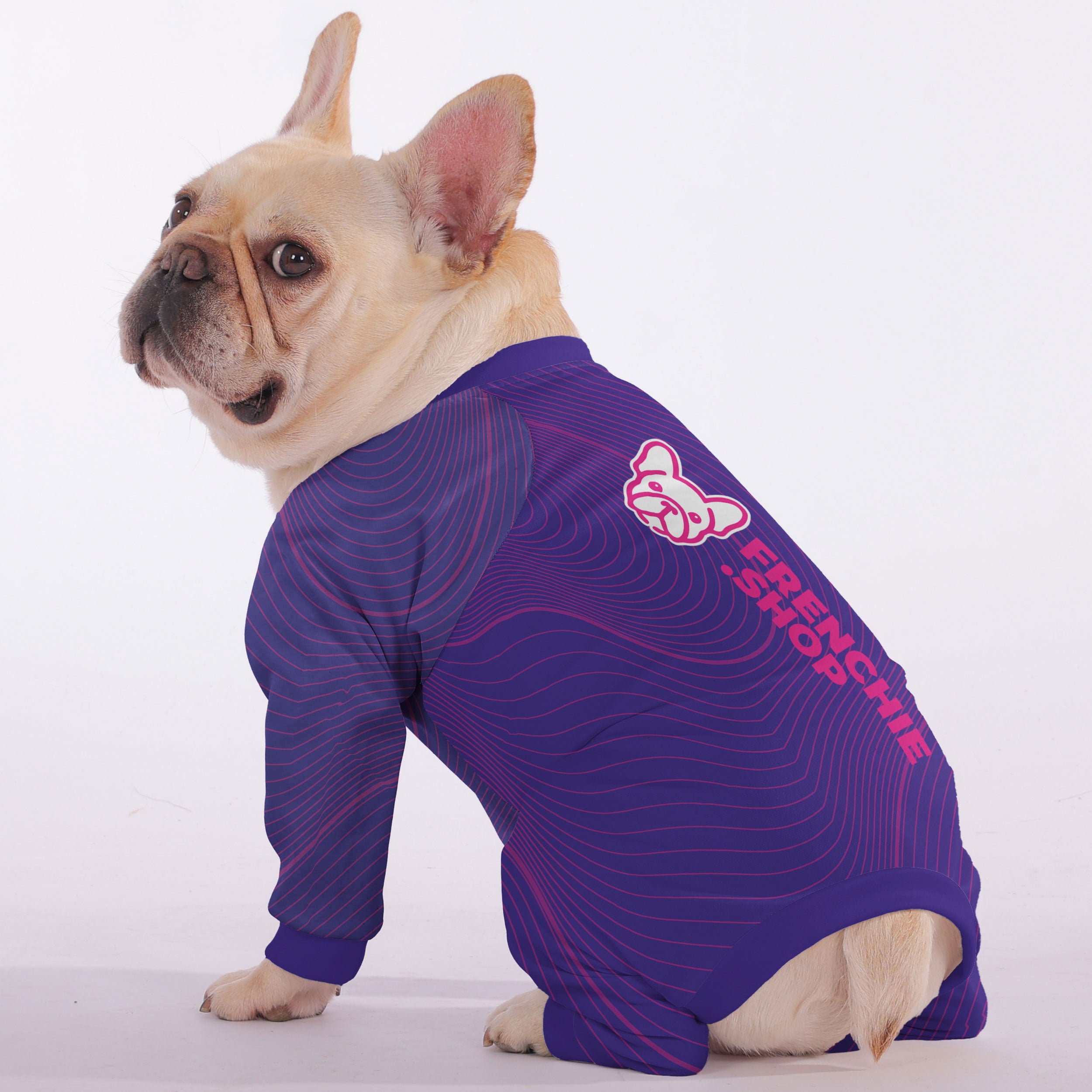 Chester French Bulldog Dog Pajamas for Brachycephalic Dogs-fadou
