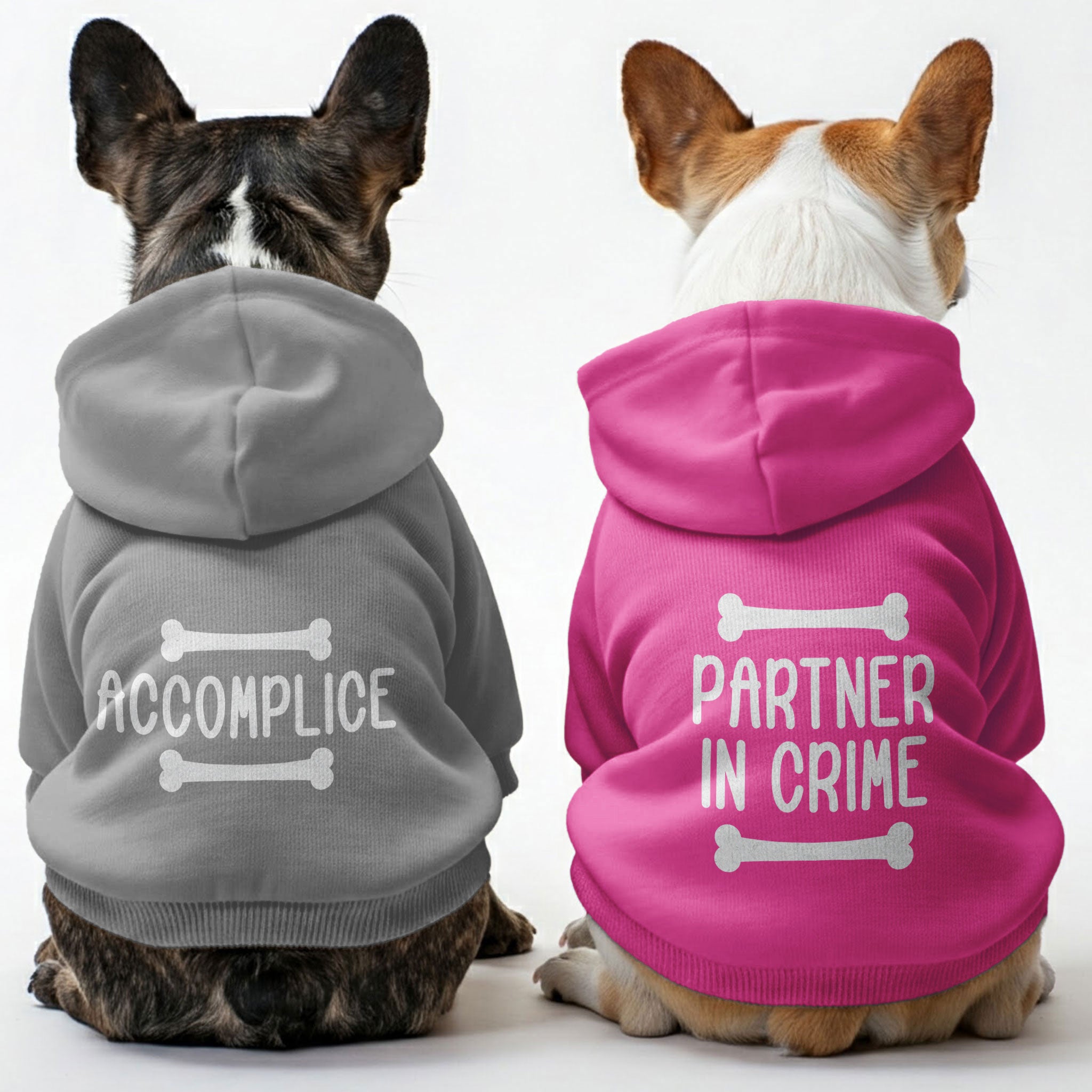 Partner French Bulldog Pet Sweatshirt for Flat-Face Breeds-fadou