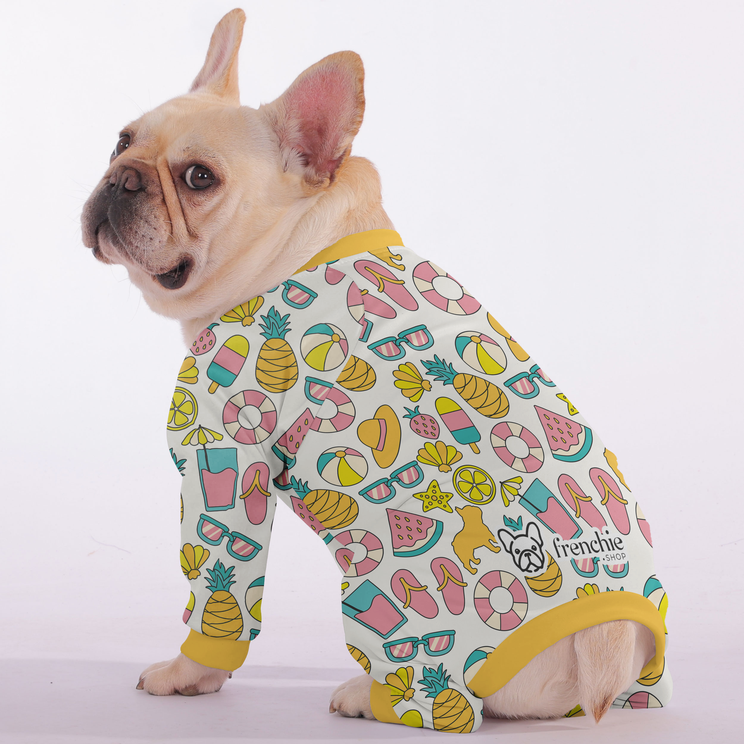 French Bulldog Stylish Dog Pajamas for Brachycephalic Dogs-fadou