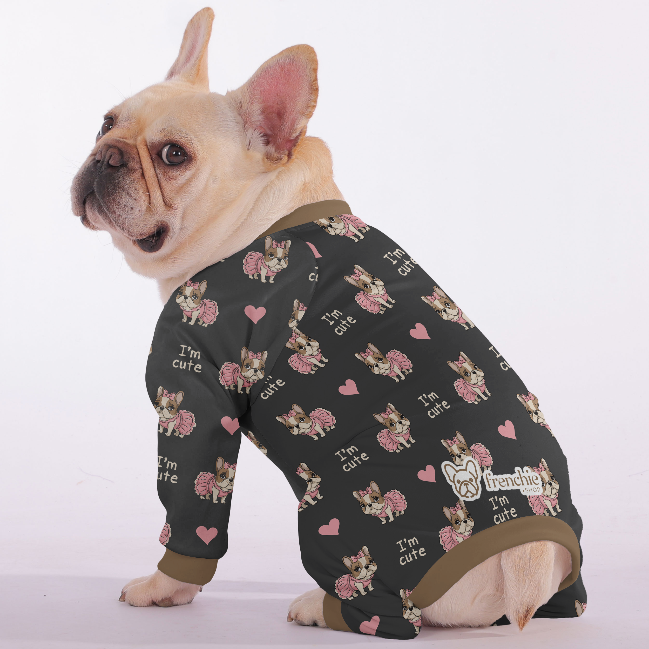 French Bulldog Stylish Cozy Loungewear for Short-Nosed Dogs-fadou