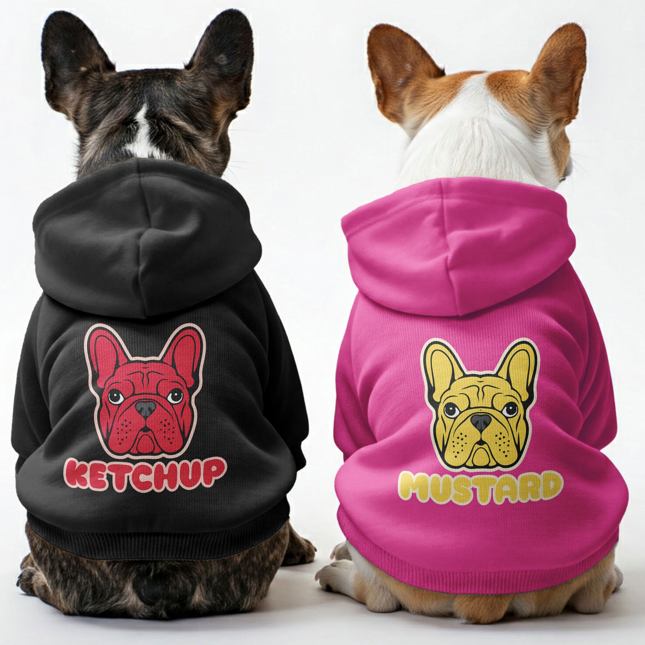 Mustard French Bulldog Dog Hoodie for Training Sessions-fadou