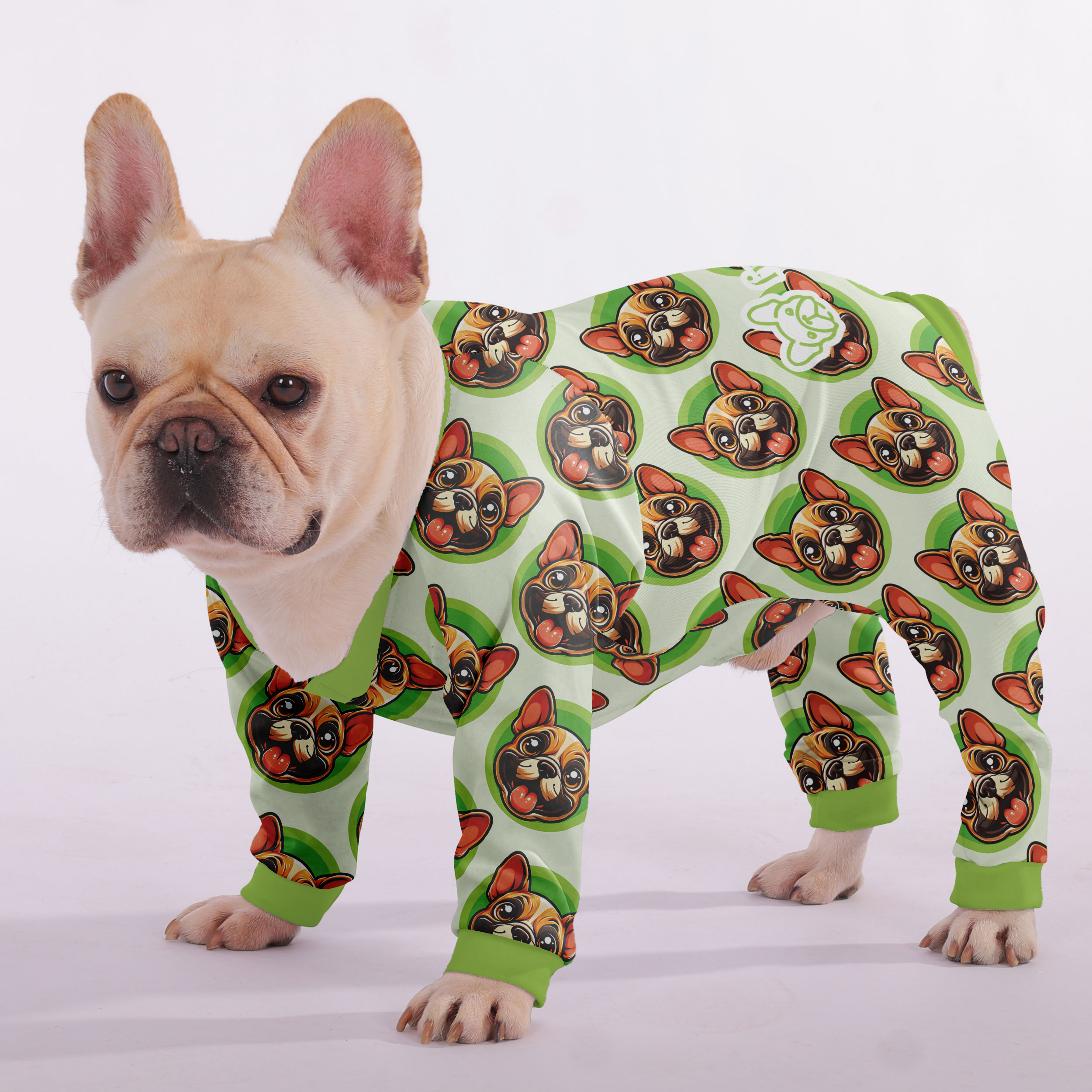 French Bulldog Stylish Dog Pajamas for Training Sessions-fadou