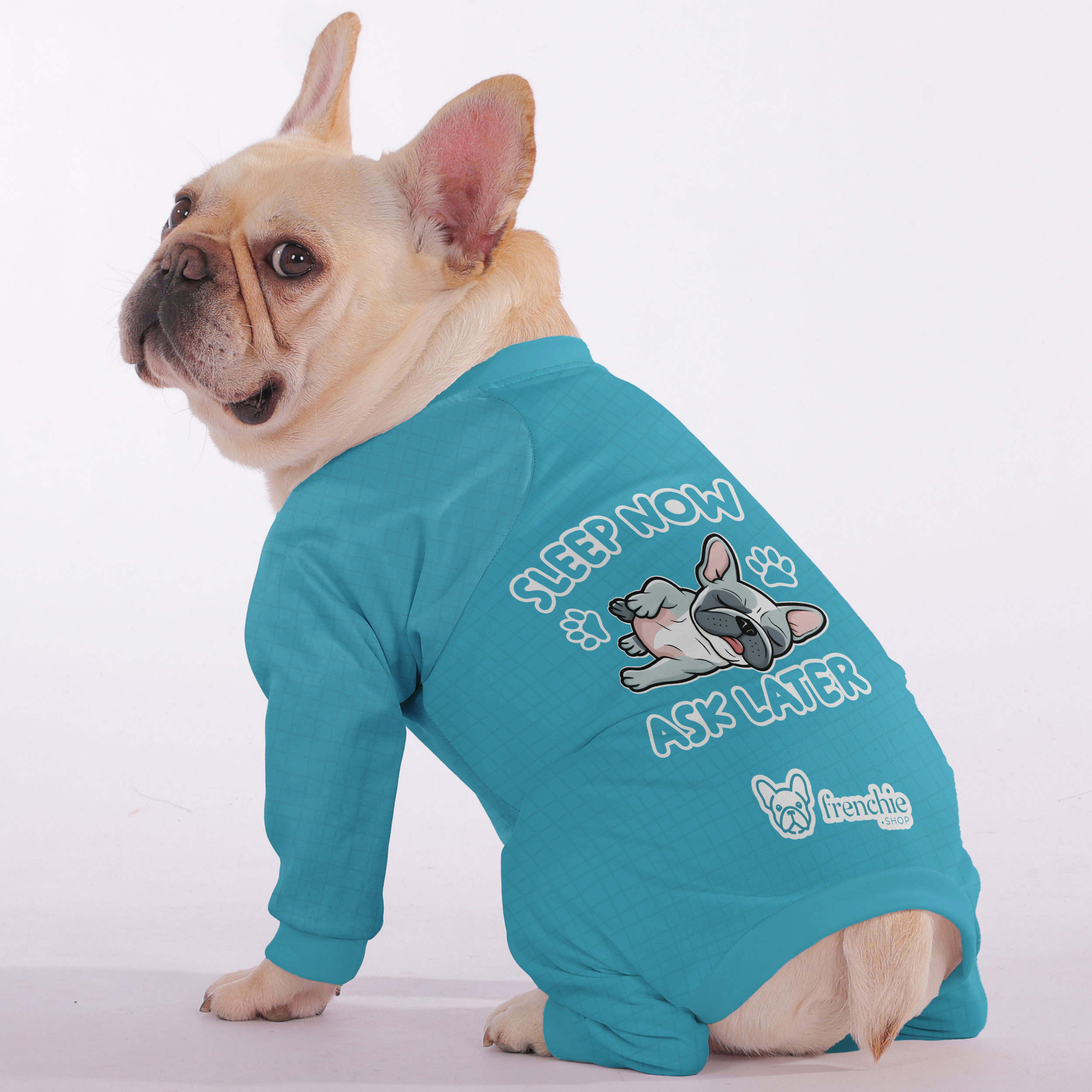 French Bulldog Ultra-Soft Pet Sleepwear for Flat-Face Breeds-fadou
